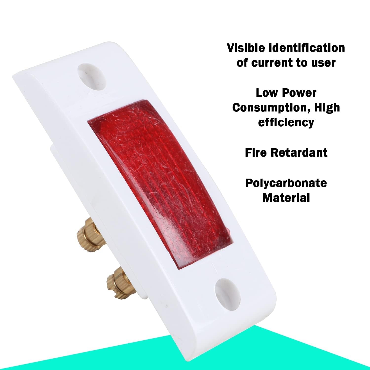 Pack of 3 Pieces 6AMP Normal Indicator Switch (ESP36) White 6