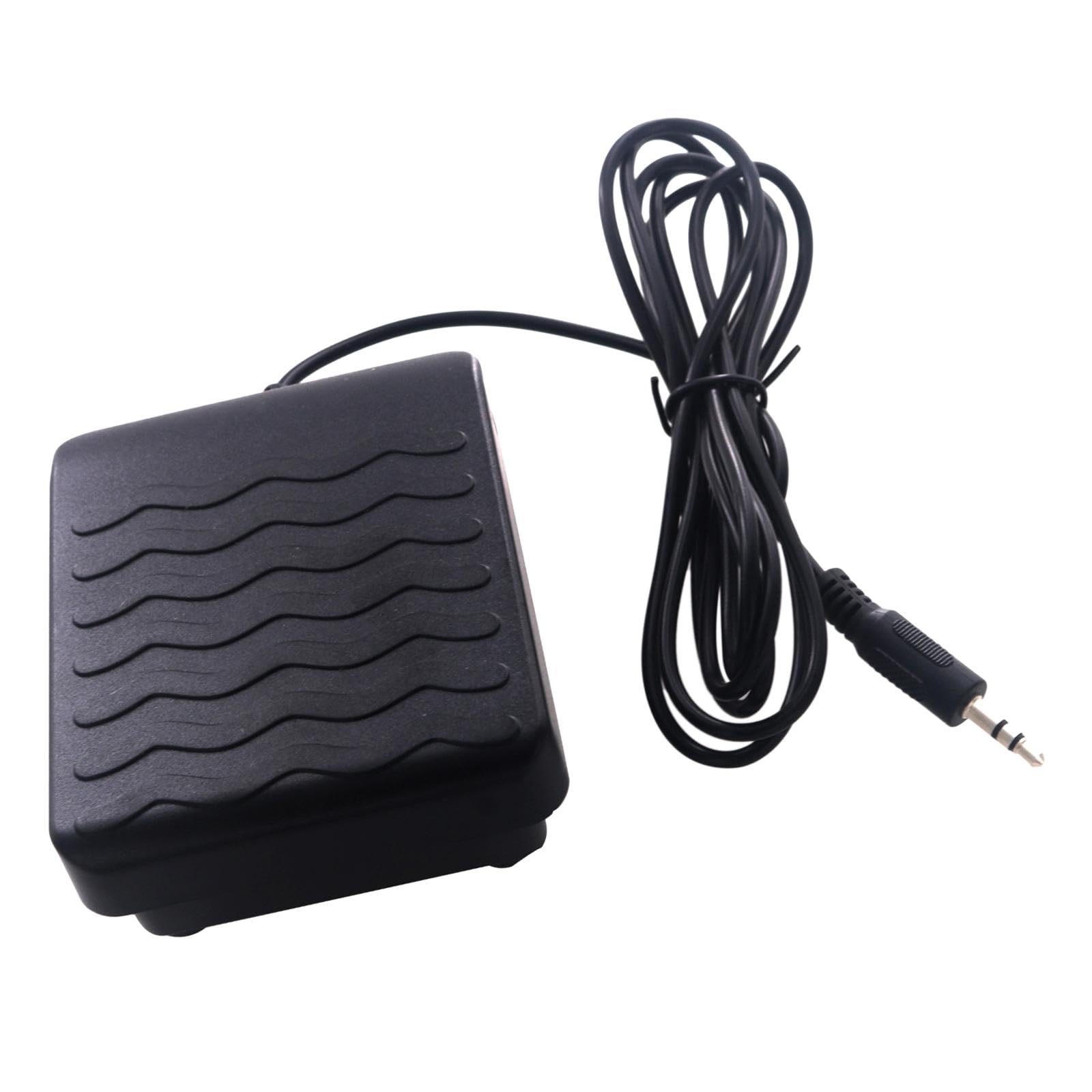 Vaveren Piano Sustain Pedal Electric Piano Sustain Foot Pedal 3.5mm Jack with 1.8M Cable Sturdy Piano Keyboard Pedal for Training, Exercise, Repairing 6