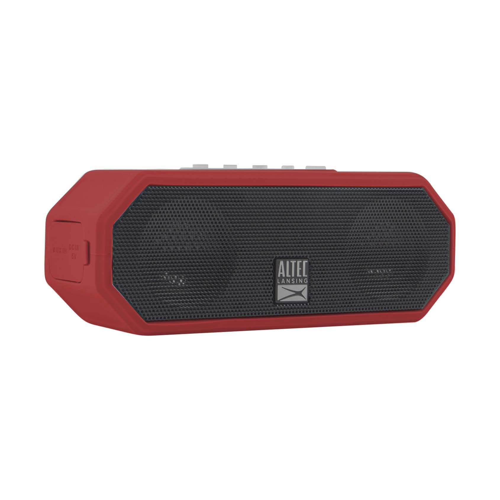 Altec Lansing LifeJacket H2O 4 - Waterproof Bluetooth Speaker, Durable & Portable Speaker with Voice Assistant, 10 Hour Battery Life & 100 Foot Range, True Red 2