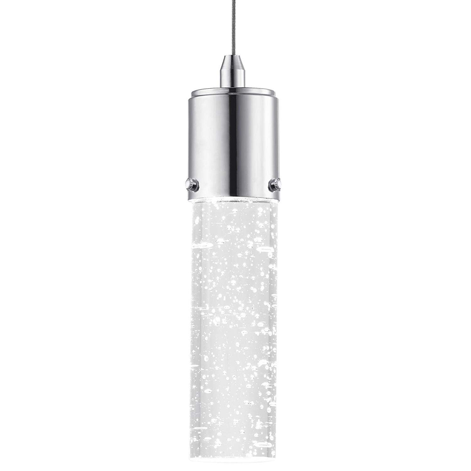 Westinghouse 6307900 Cava LED Indoor Mini-Pendants, 2-Pack, Chrome 3