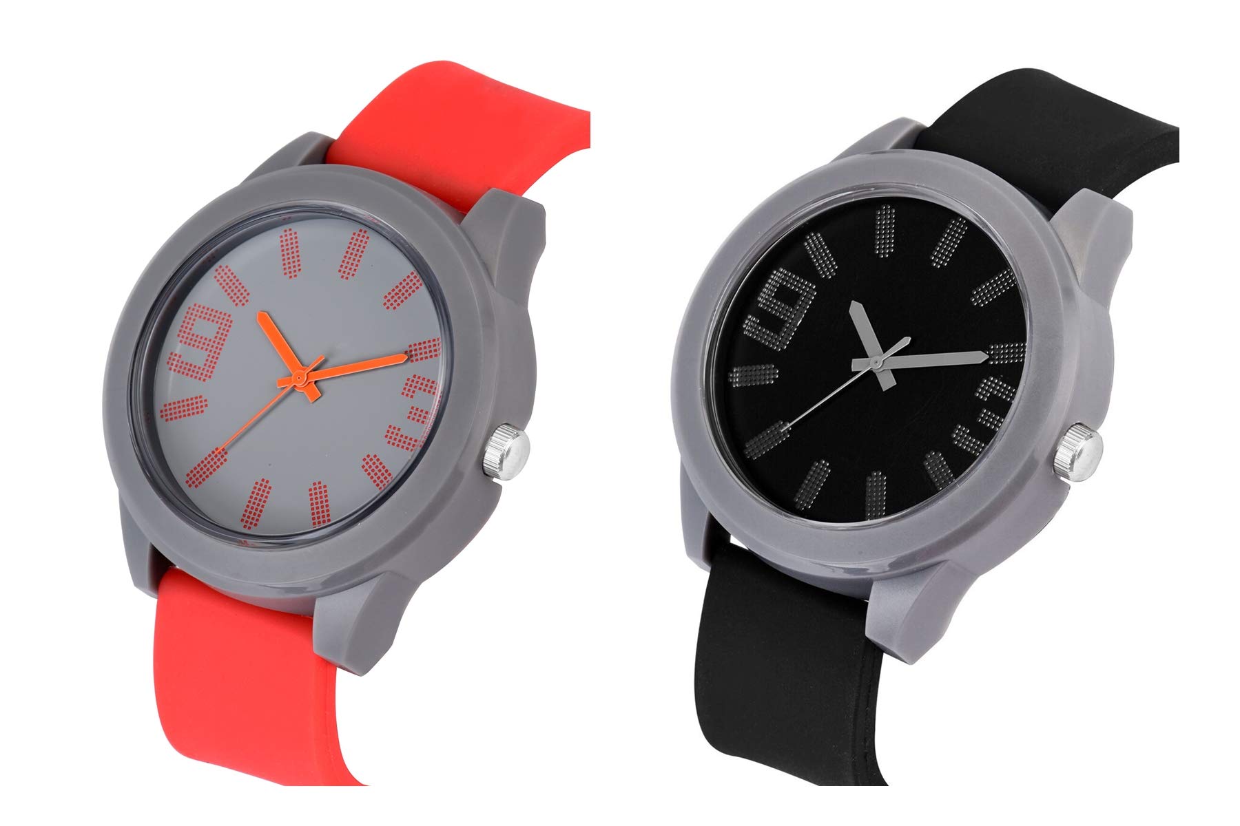 Watch City Black and Grey Dial Analog Watch Combo for Boys and Mens 2