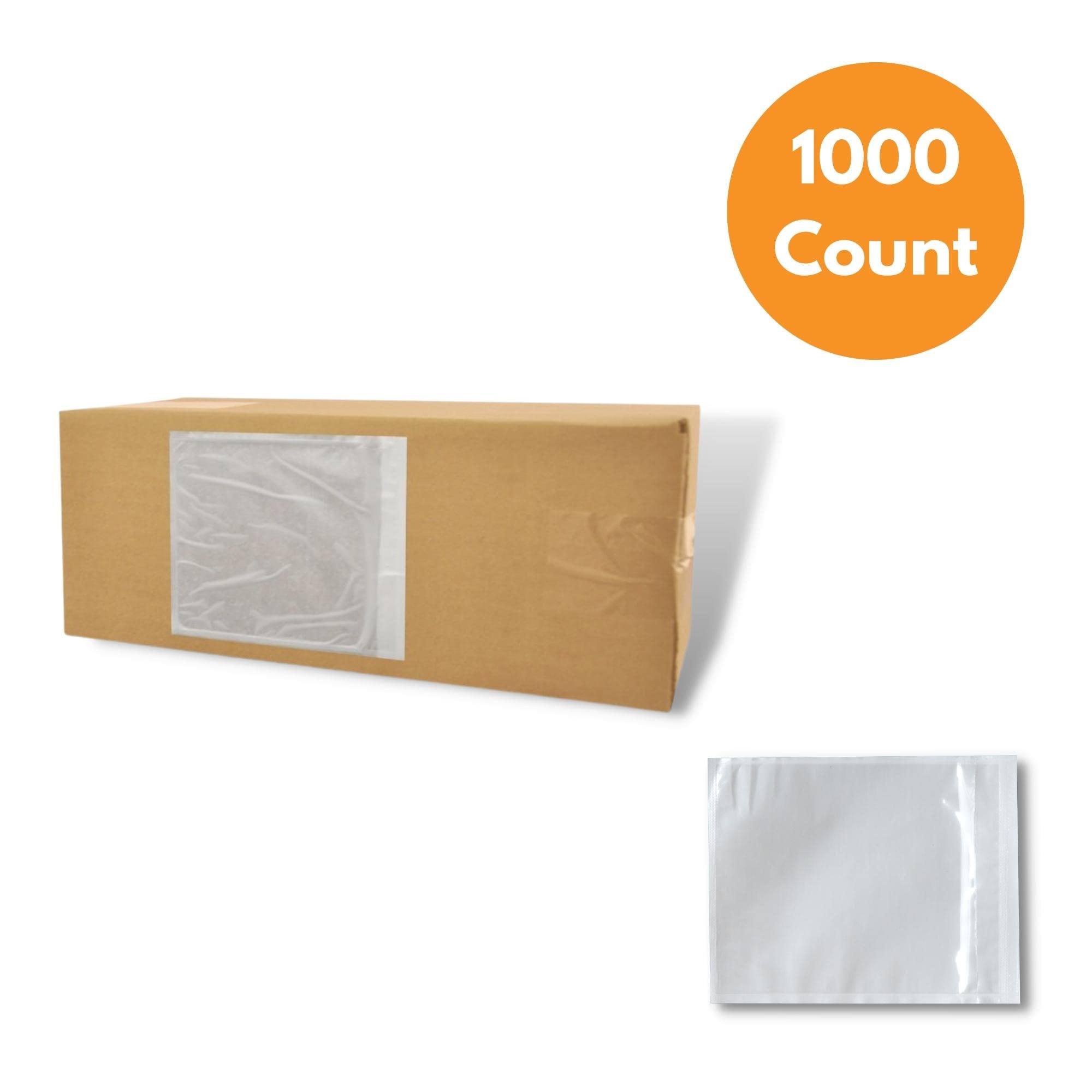 PSBM 1,000 PCS 5.12 x 8 Inch Clear Self-Adhesive Packing List Envelopes, Plastic Shipping/Mailing Pouch Enclosed Bags for Packing Slips Invoice Label 5