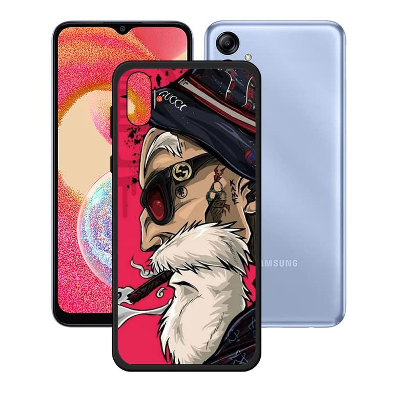 LCEHTOGYE Case for Samsung Galaxy A04E, Slim Shock-Absorption Anti-Scratch Black Soft TPU Bumper Protective Phone Case Cover for Samsung Galaxy A04E (6,5") - KE53