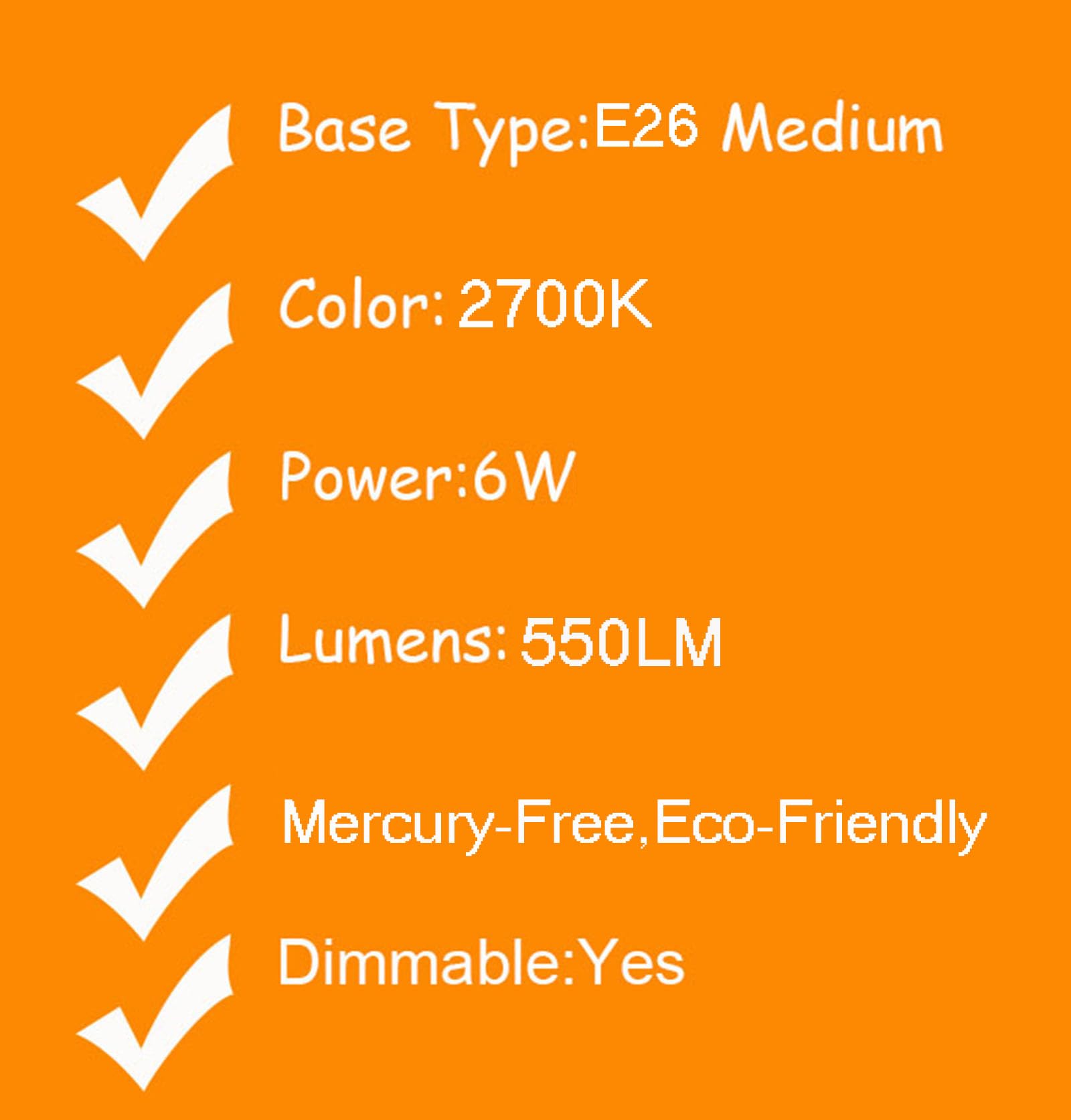 Dimmable B11 LED Candelabra Light Bulbs 40W 60W Equivalent B10 E26 Base 6W LED Chandelier Candle Light Bulbs,550LM,CRI90 10 Pack (2700K Soft White) 4