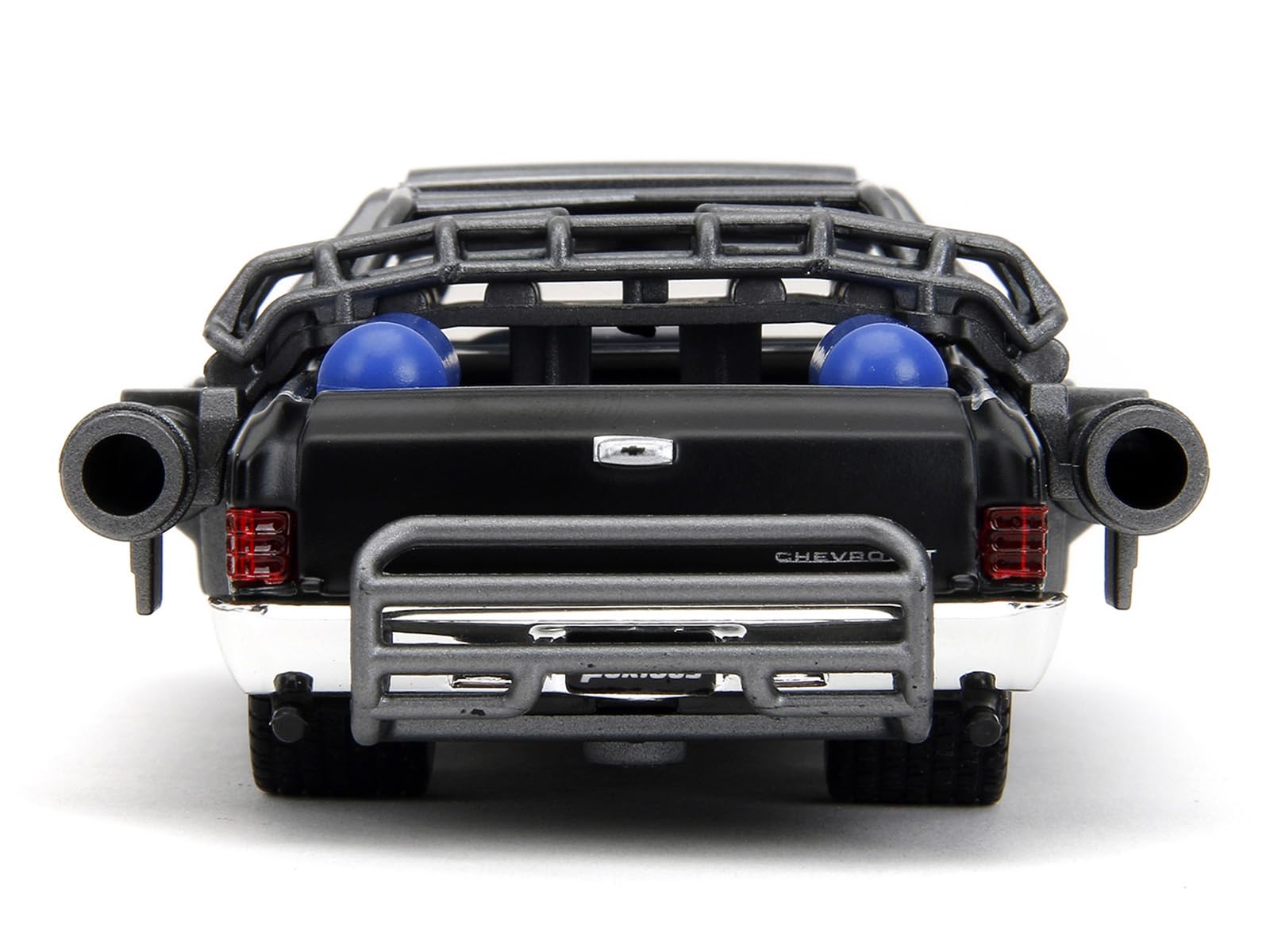 1967 Chevy El Camino with Cannons Matt Black Fast X (2023) Movie Series 1/32 Diecast Model Car by Jada 34733 6