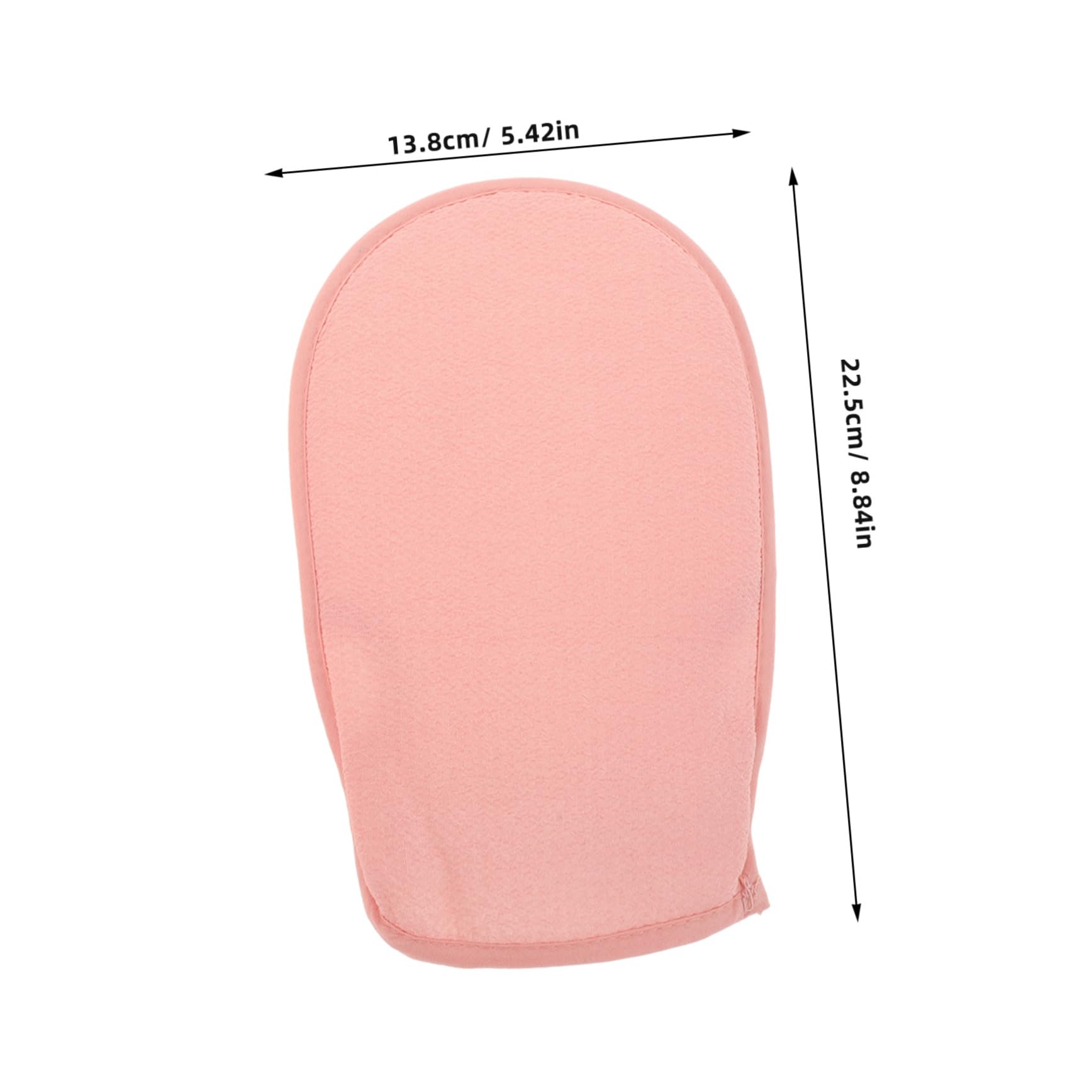 OHPHCALL 2pcs Double Sided Exfoliating Bath Mitts for Body Scrubbing Deep Exfoliating Gloves for Adults for Shower and Spa 23 * 13cm Body Exfoliator Mitt 3