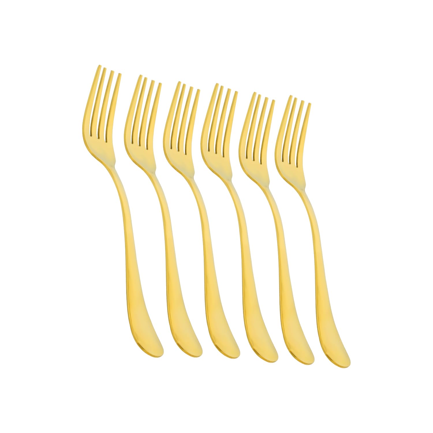 Heavy Stainless Steel Induction Saucepan |Tea Pan | Milk Pan (Size 1500ML) | and | Aster 6 Pieces PVD Gold Dinner Fork Set (Gold, 8 inches) (Dinner Fork) 3