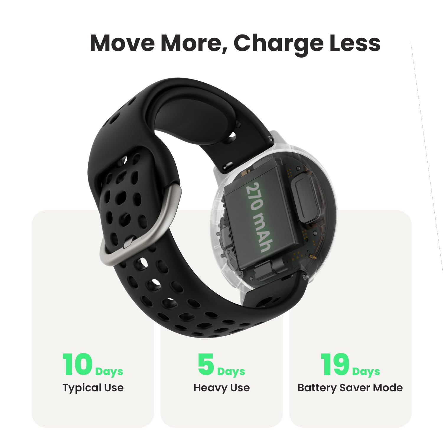 Amazfit Active 2 Sport Smart Watch Fitness Tracker for Android and iPhone, 44mm, 10 Day Battery, Water Resistant, GPS Maps, Sleep Monitor, 160+ Workout Modes, 400 Face Styles, Silicone Strap, Free App 4