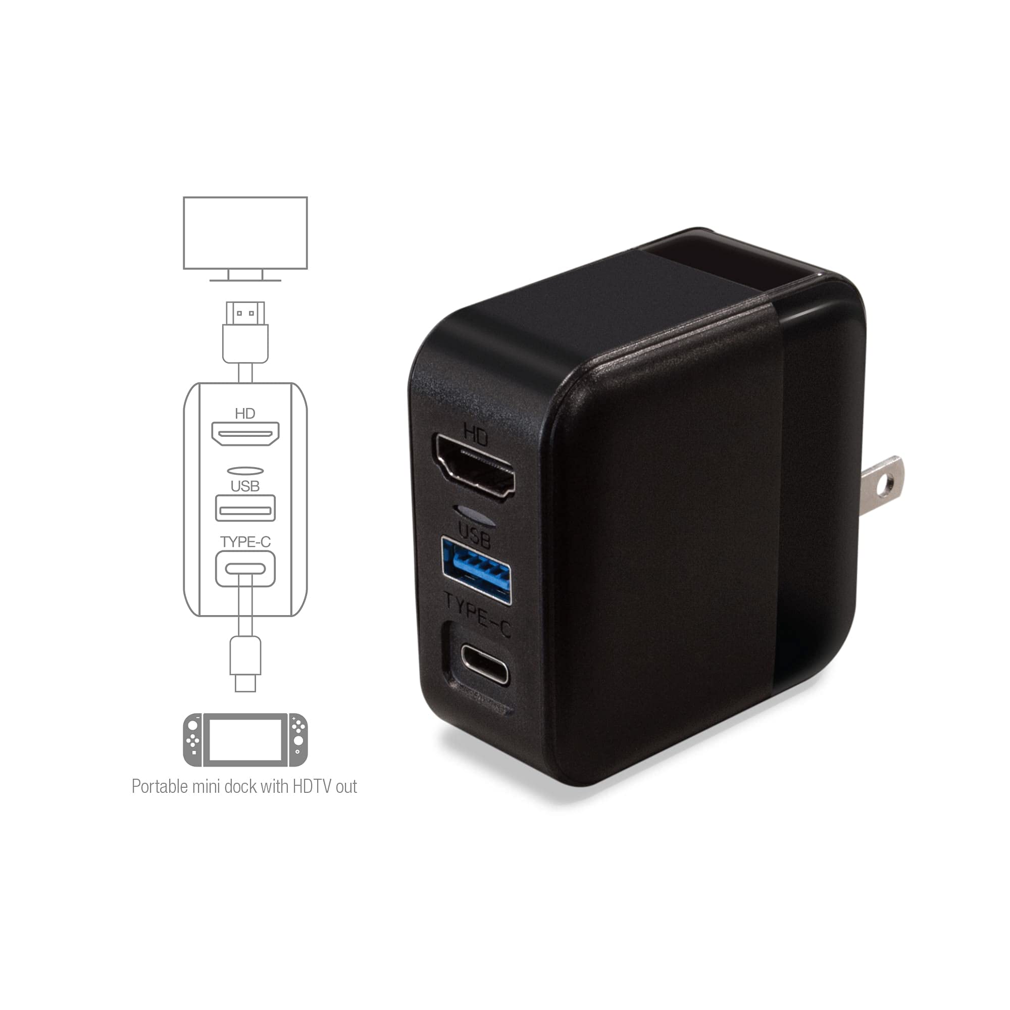 Armor3 Travel Dock for Nintendo Switch (Multi-Function) - Nintendo Switch; 4