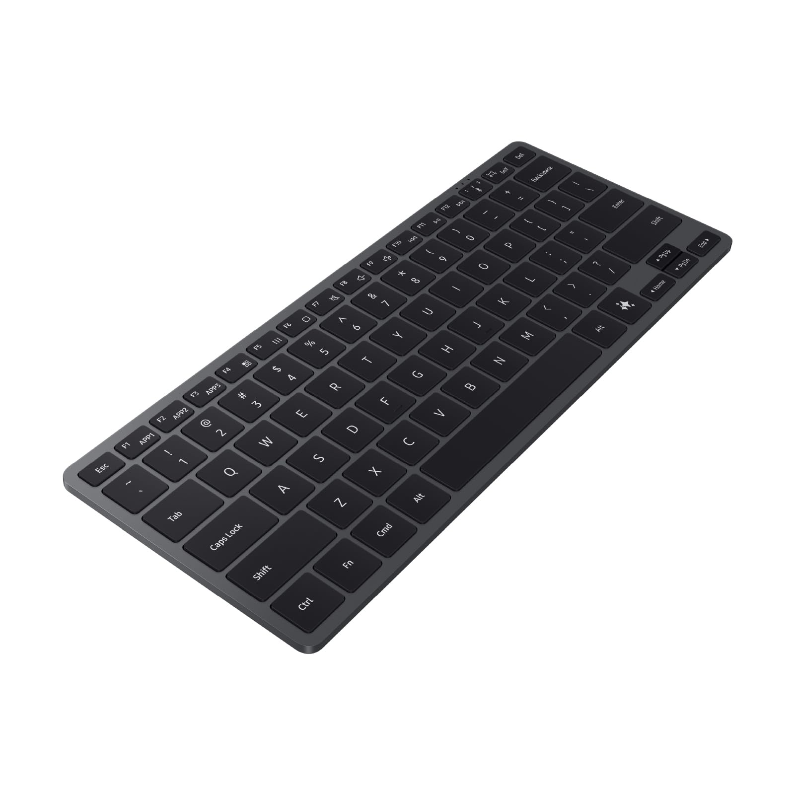 Samsung Smart Keyboard, Bluetooth Multi-Device Keyboard for Galaxy Phones, Tablets & Laptops, Slim Lightweight Design, AI Shortcut Key, Long Battery Life, EJ-B7800UBEGUJ, Dark Gray 4