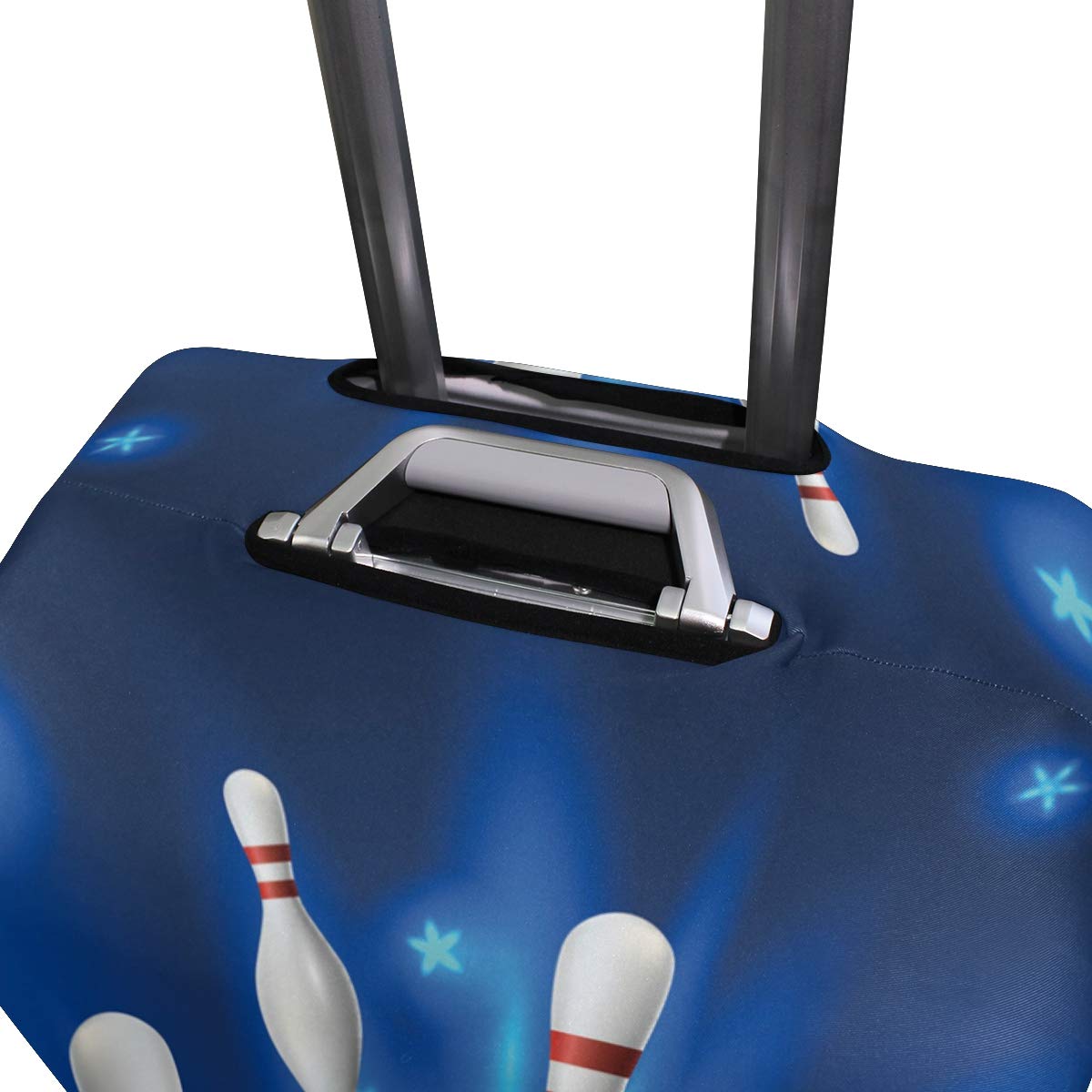 DERLONKAJE Travel Suitcase Protector Bowling Luggage Cover 29-32 Inch 5