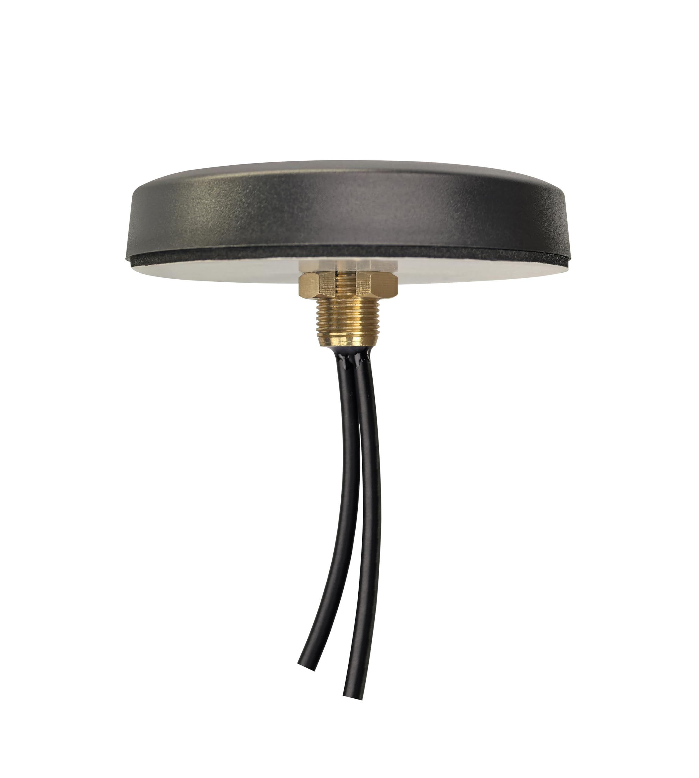 Dixingtek Waterproof Diameter 81mm 4g LTE 2x2 mimo 2 in 1 Combined SMA Male Antenna Screw mounting 2 Meters Cable, Compatible with Charging Station and Other IoT Devices Discotic Antenna 1