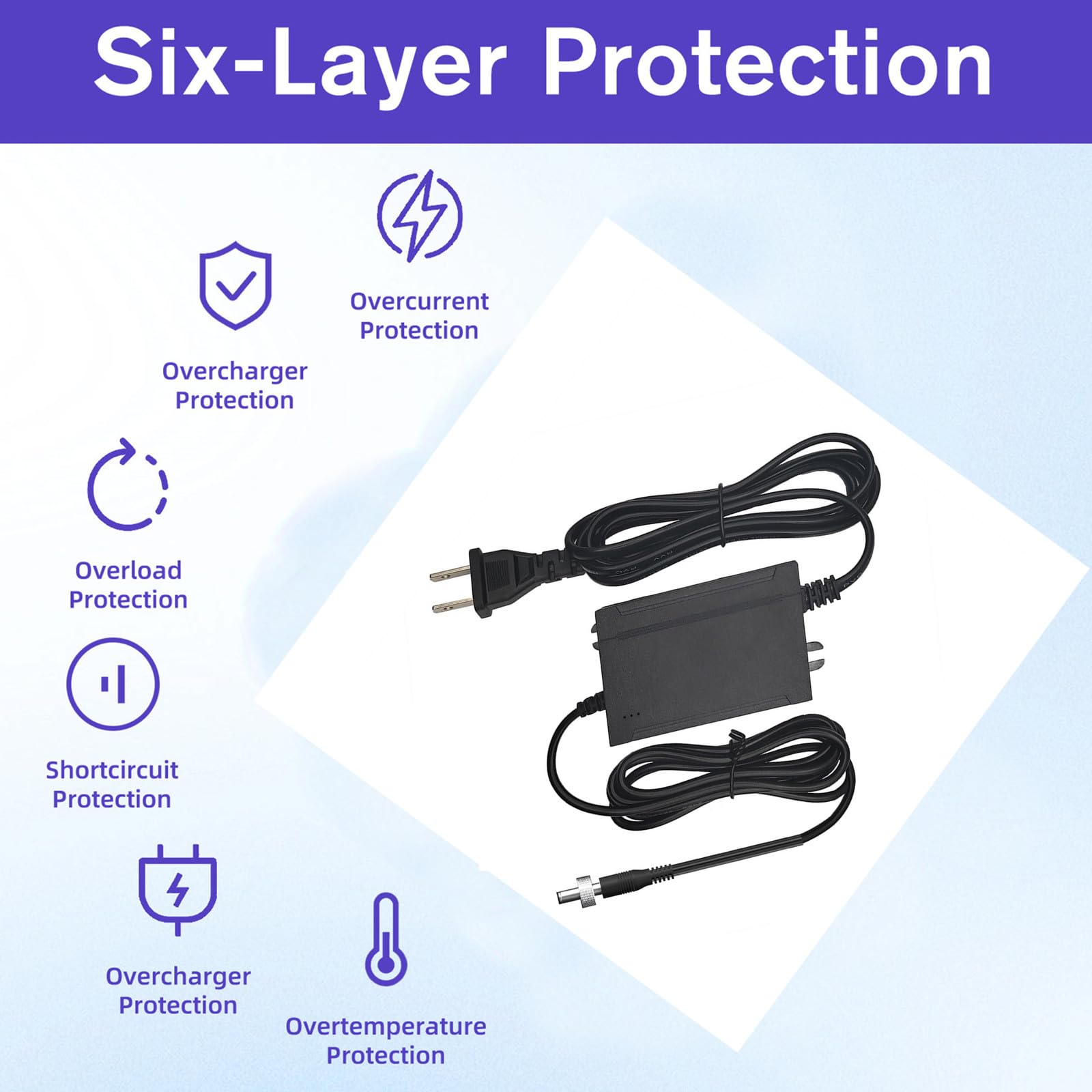 MSZLZTD 15V Power for shure Wireless Microphone ac Adapter, Compatible with ps43us shure Microphone Charger,for shure ulxd4 & for shure glxd4 and Compatible with shure glx Power Supply 6