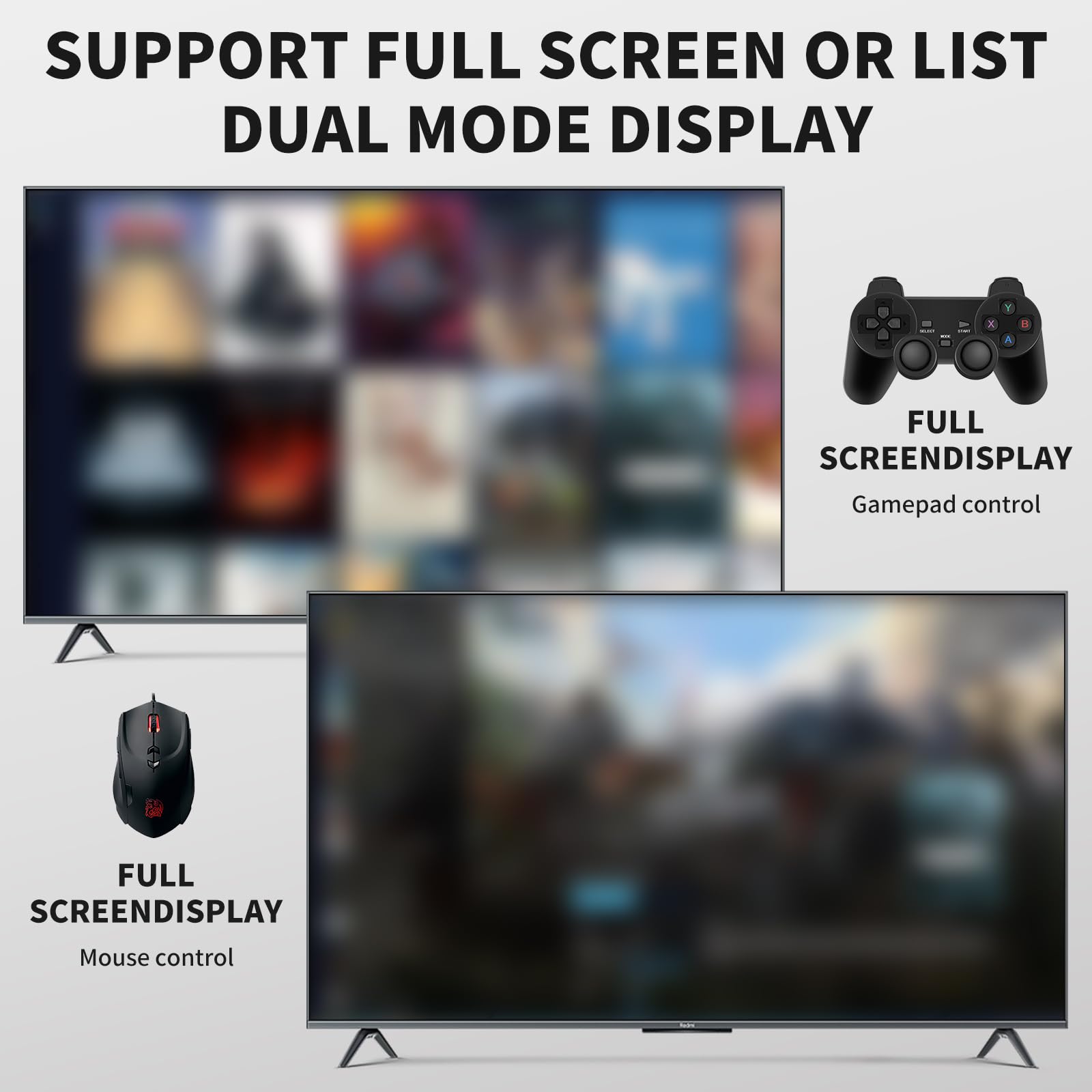 12TB Retro Gaming Hard Drive Emulator Console with 380+ AAA PC Games, Retro Gaming Console, Plug & Play Video Games for PC, Emulator Console Support Windows 8.1/10/11 5