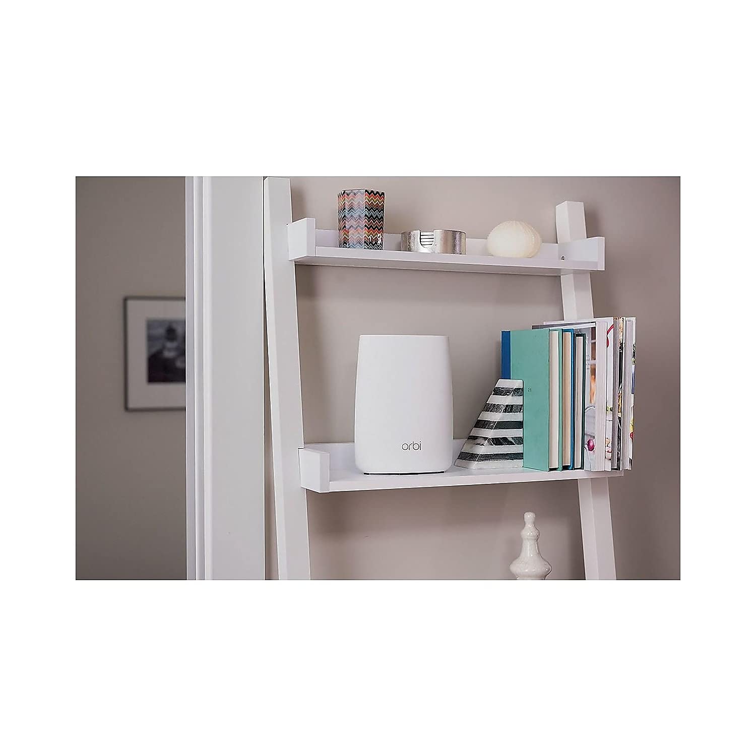 NETGEAR Orbi Ultra-Performance Whole Home Mesh WiFi Satellite Extender - Works with Your Orbi Router to add 2,500 sq. feet at speeds up to 3 Gbps, AC3000 (RBS50), White (RBS50-100NAS) 2