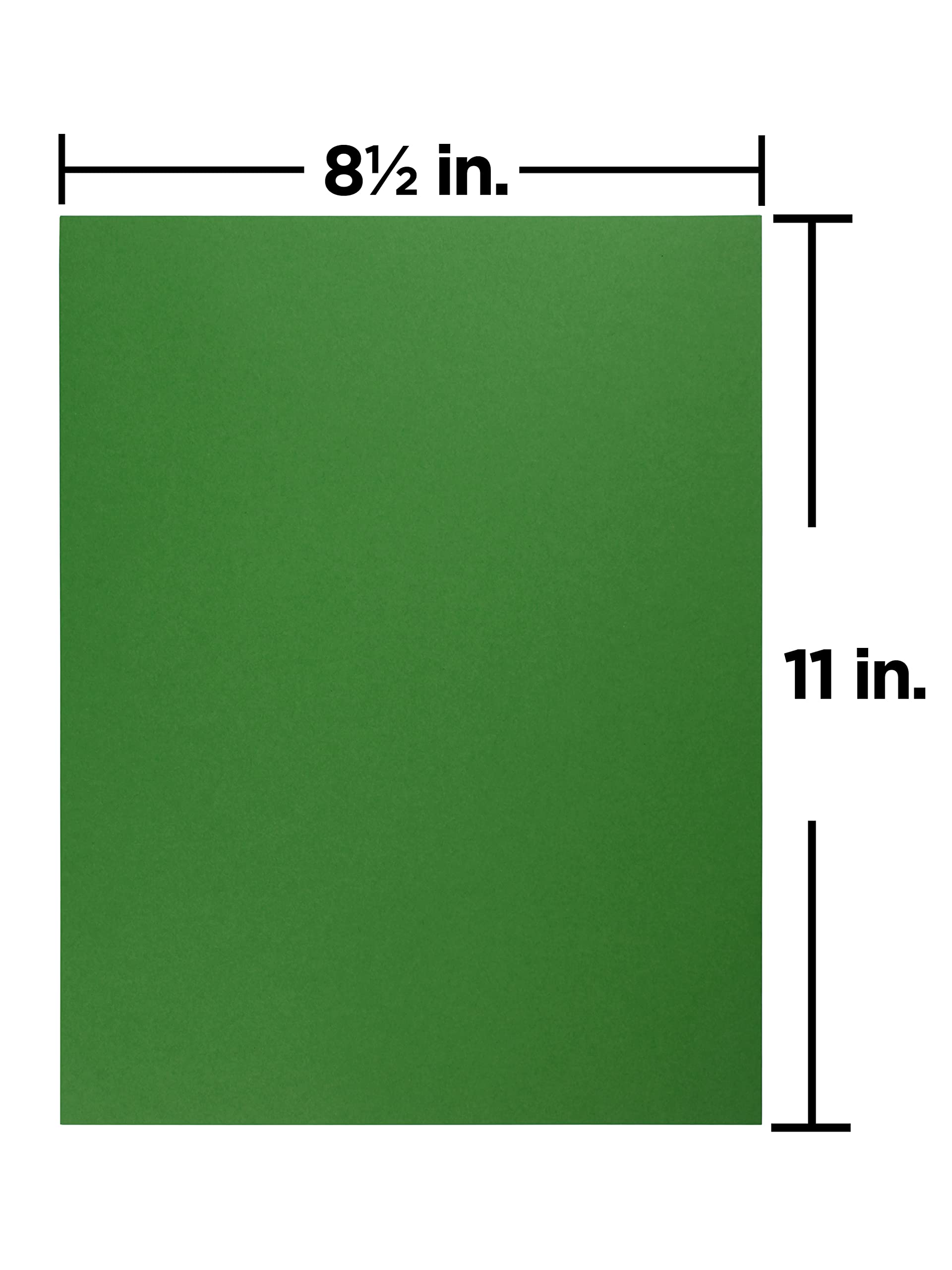 JAM PAPER Colored 24lb Paper - 90 gsm - 8.5 x 11 - Green Recycled - 50 Sheets/Pack 4