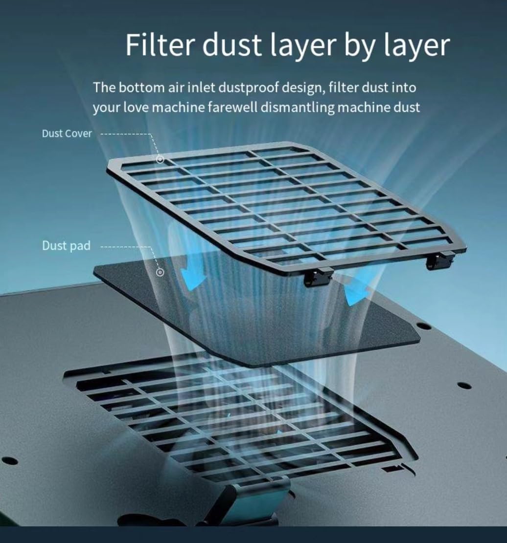 Cooling Pad for Msi Vector 17 HX 16 HX GP77 GP66 GP76 GP68HX GP66HX （Creator 15 16 17 M14 15M M16 HX Z16 A16） Gaming Laptop with Powerful Turbo Fan Can Fast Cooling,6 RGB Light Mode,Touch Contr 6