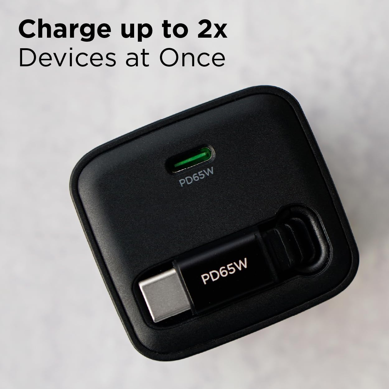 Limitless 65W GaN Wall Charger with 32" Retractable Type-C Cable 4