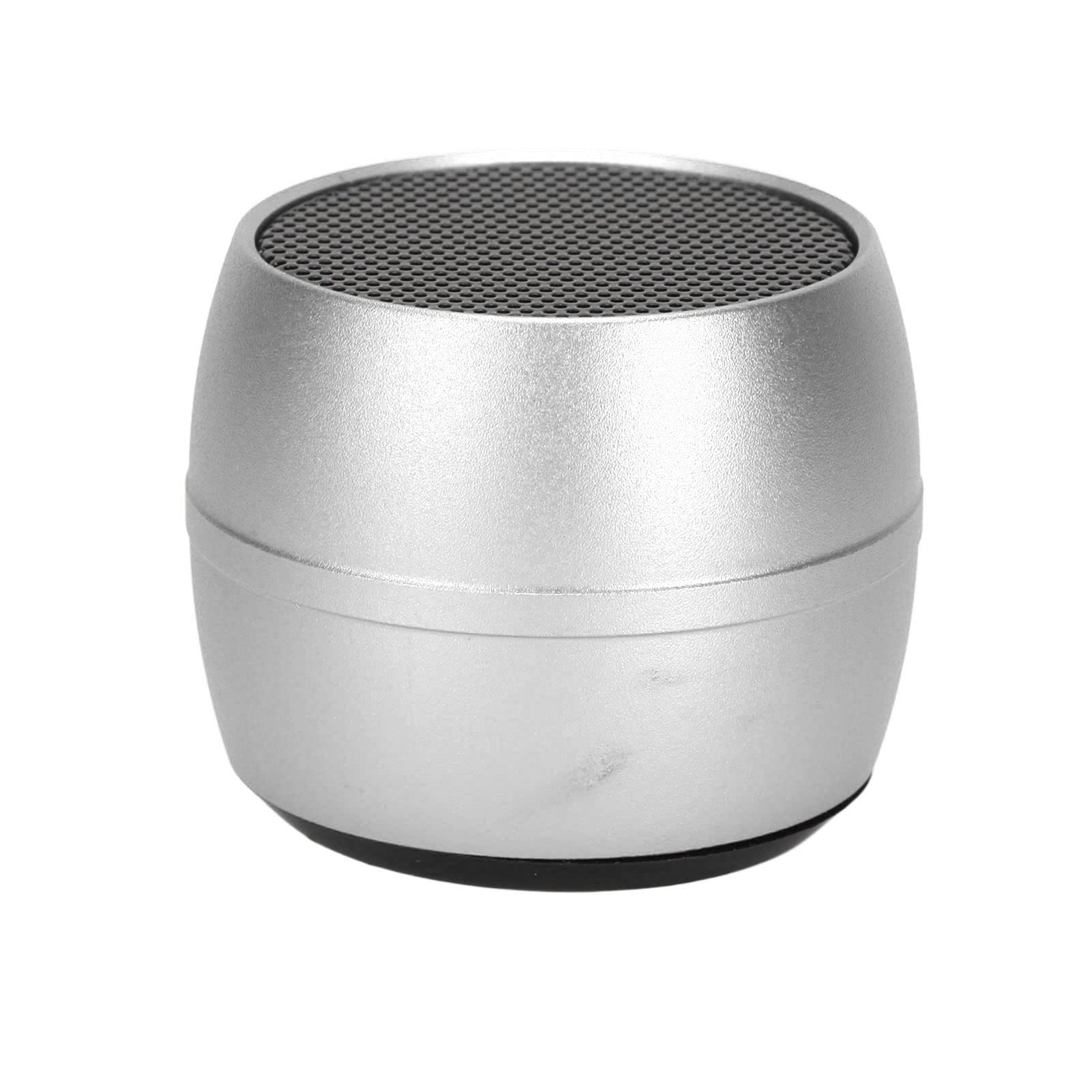 JTLB Mini Bluetooth Speaker IP67 USB Charging Built in Mic Portable Speaker for Shower Room Car (Silver) 1