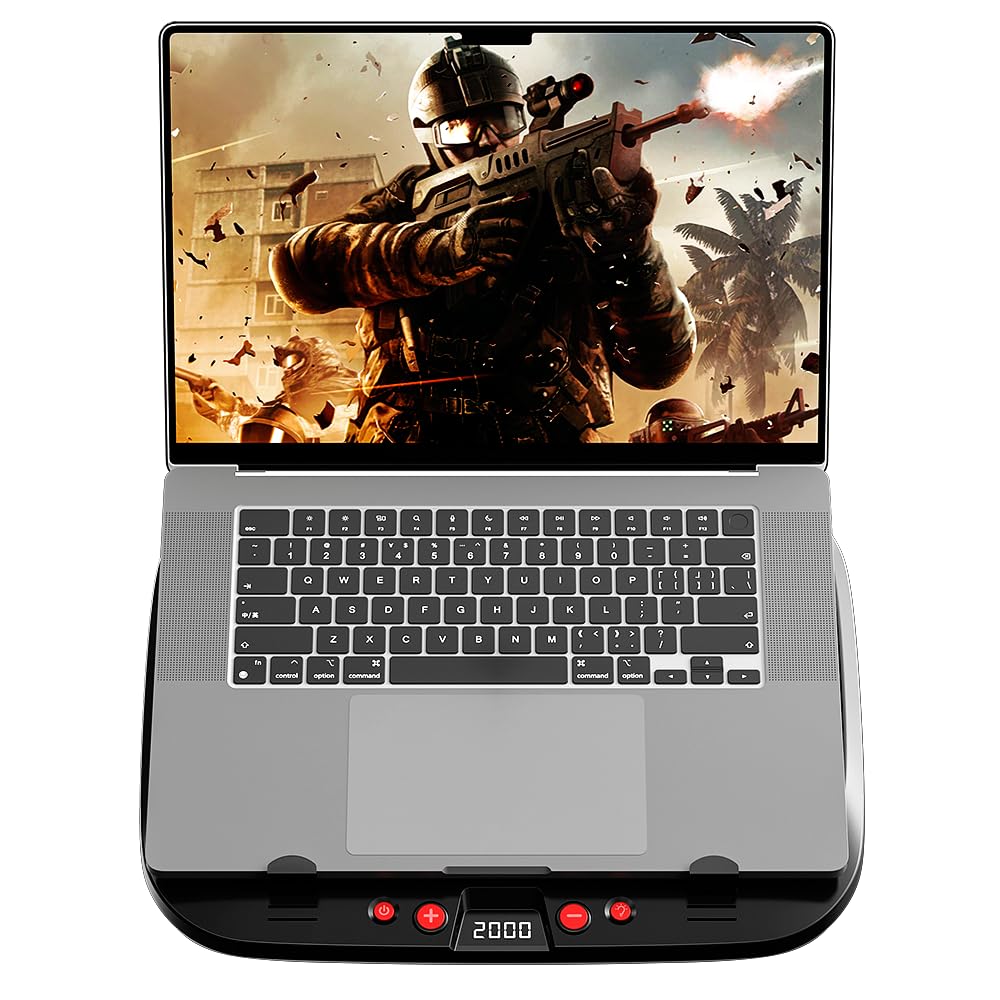 Gaming Laptop Cooling pad for Asus ROG m18 m16 Zephyrus Strix G16 G18 G14 G15 G17 TUF Series Scar 18 17 16 15 14 inch Laptop, Cooler with Powerful Turbo Cooling Fan, RGB Lights,Height Adjustable 3