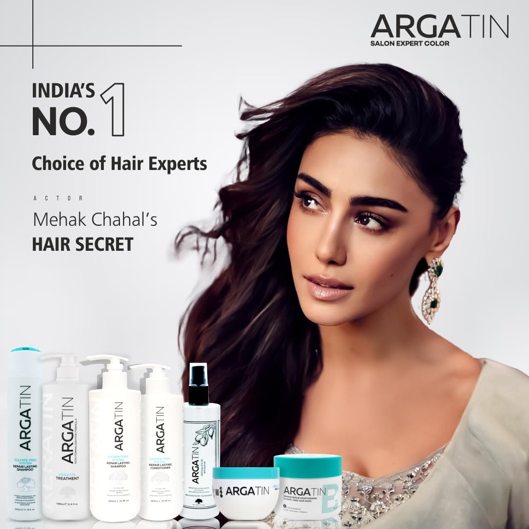 Argatin Clarifying Shampoo Pre-Treatment Shampoo for All Hair Type Straightening and Smoothing and Deep Hair Nourishment 1000Ml 3