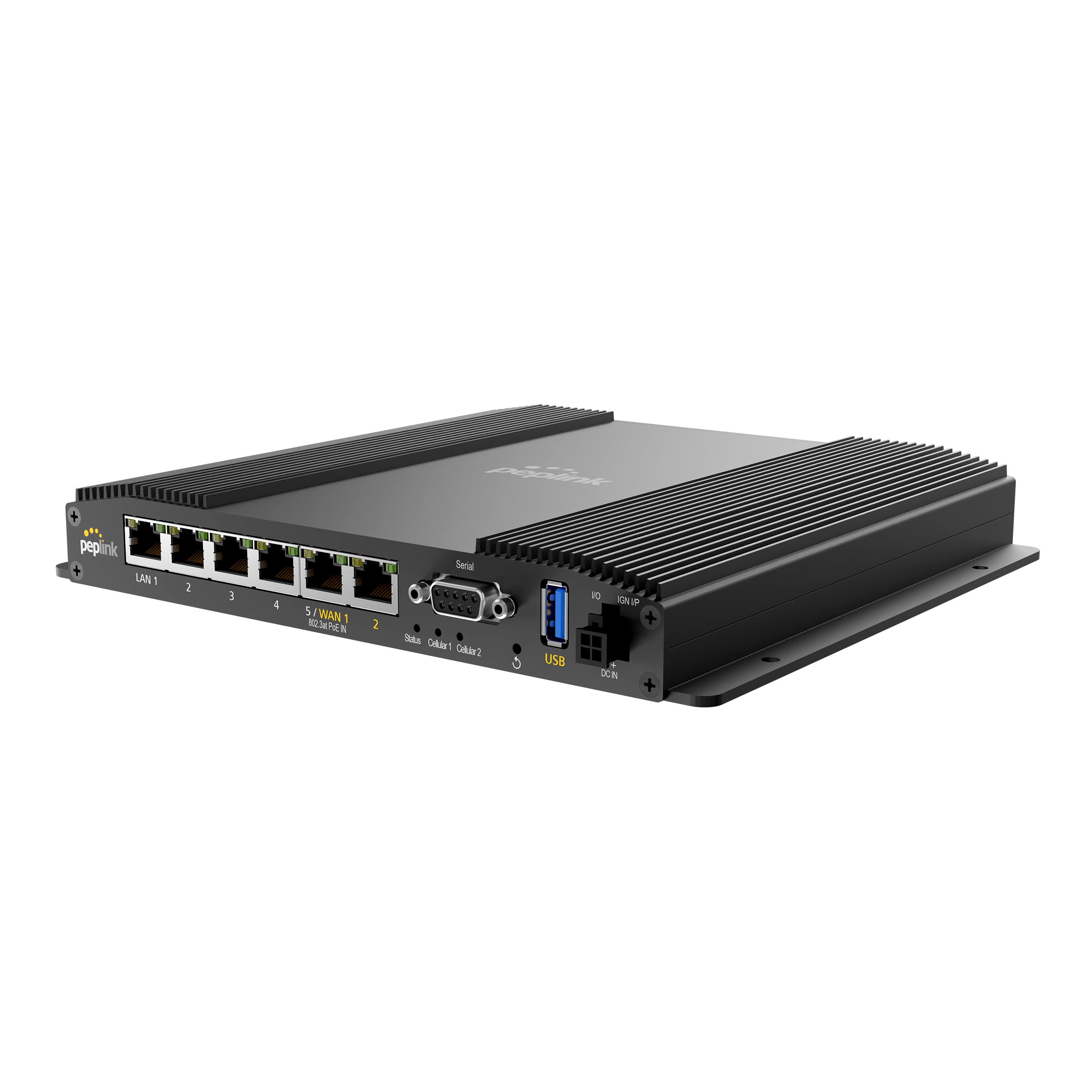 Peplink MAX BR2 Pro | Dual 2.5Gbps WAN Ports, x62 5G Modems with Redundant SIM Slots | Wi-Fi 6 | Multiple WAN Options | Ignition Sensing Designed for Vehicle Applications | MAX-BR2-PRO-5GN-T-PRM 3