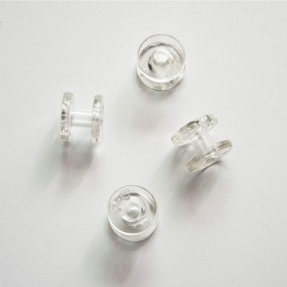 BOOHAO 16 PCS Pleated Shade Blind Tensioner Pleated Shade Hold Downs Spool Tensioner Window Covering Hardware Cord Retainer Spool for Day/Night Shades, 17 x 17 x 14 mm / 0.67 x 0.67 x 0.55 inches 6