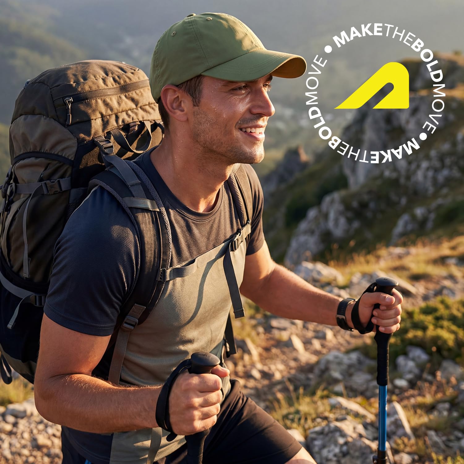 Boldfit Head Caps for Men Unisex Cap for Women Sports Caps for Men - Olive 5