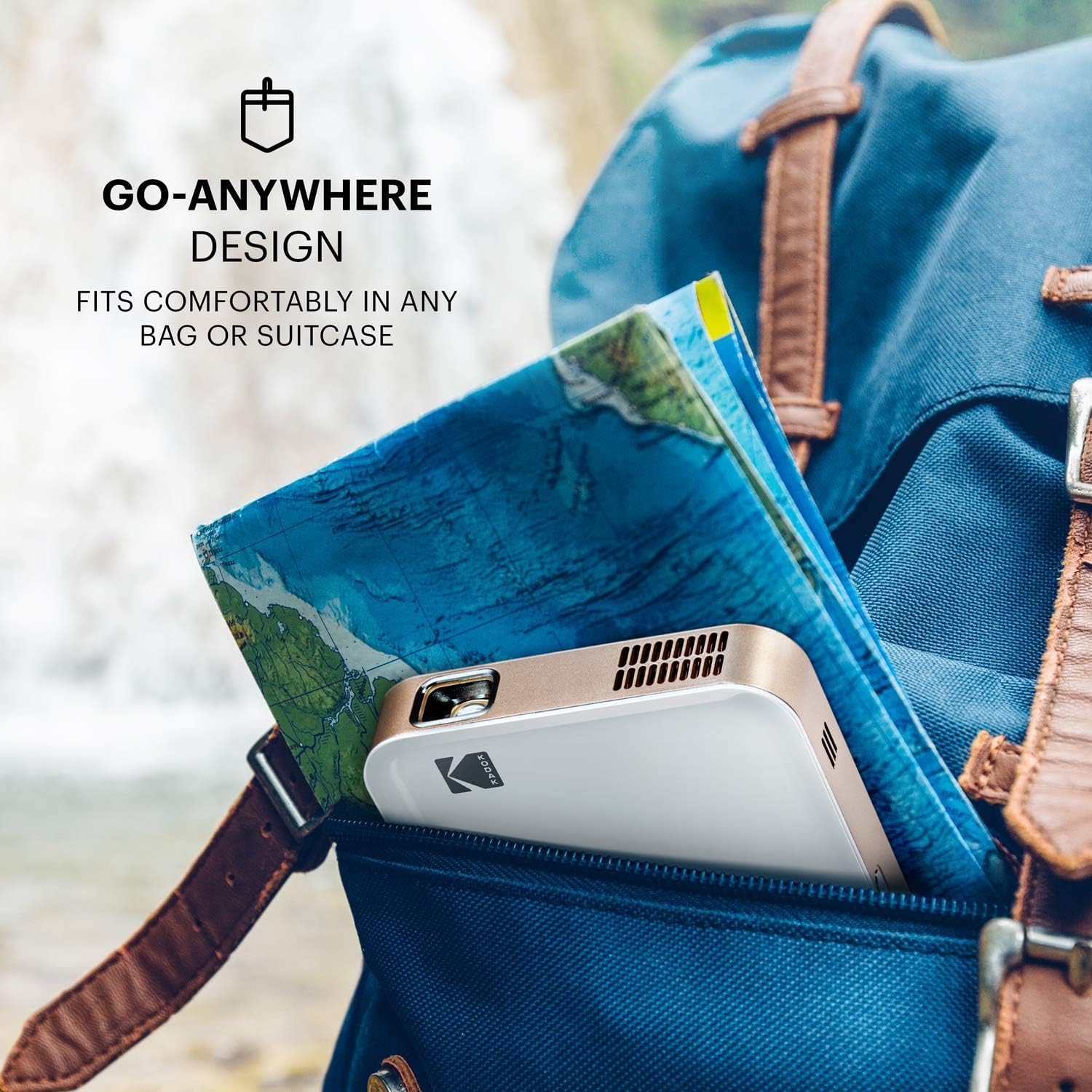 KODAK Luma 350 Portable Smart Projector w/ Luma App | Ultra HD Video Projector with Carrying Travel Case & 6FT HDMI Cable - w/ Streaming Apps, Wi-Fi, Mirroring, Remote Control & Crystal-Clear Imaging 4