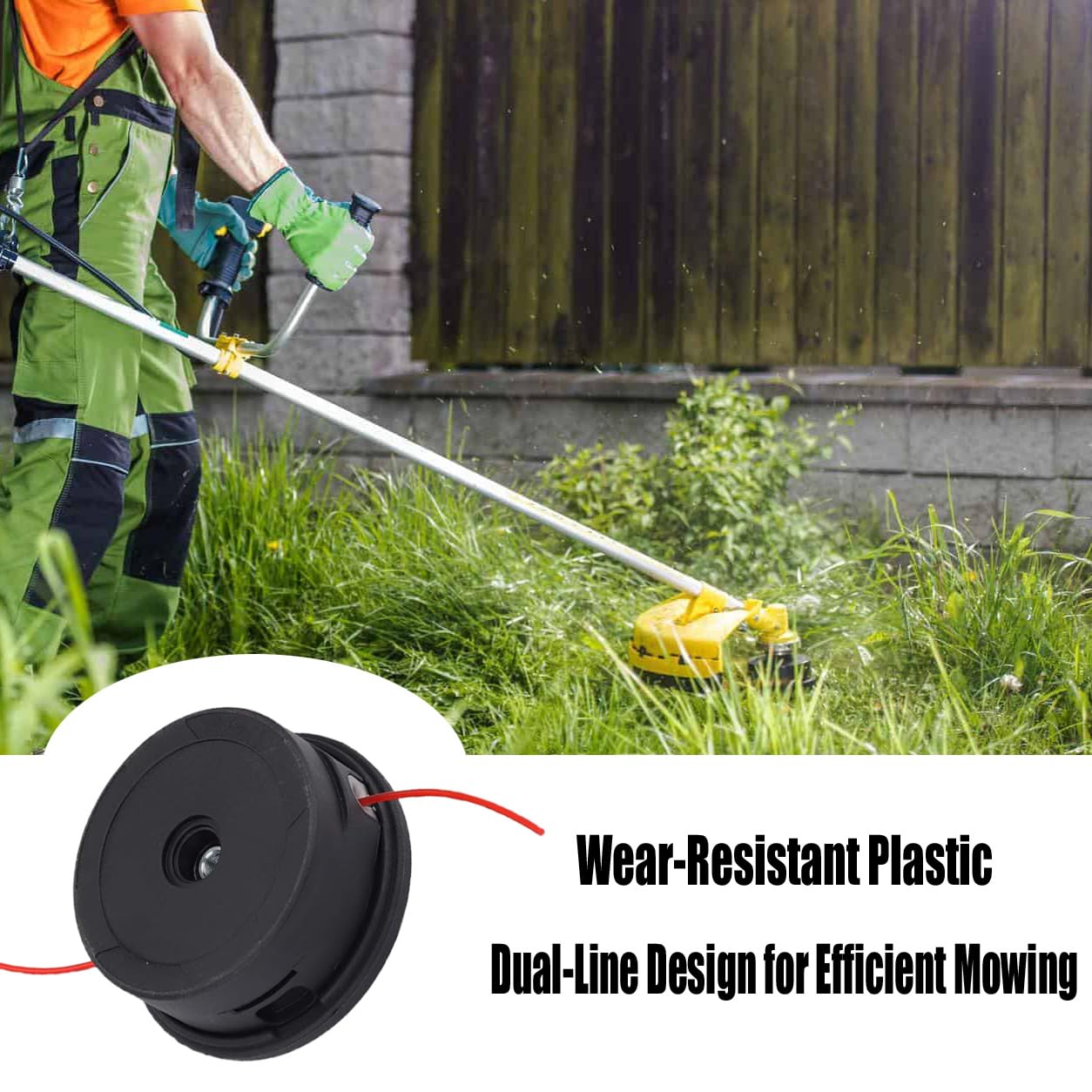 Dylawnio FS 56 RC FS90R Trimmer Head 2 Pack 25-2 Bump Feed Trimmer Head for Stih-l FS55 FS55R FS56 FS56RC FS70 FS70R FS80 FS85 FS90 FS90R FS91R FS94R FS110 FS120 FS130 FS240 Replace 4002 710 2191 4