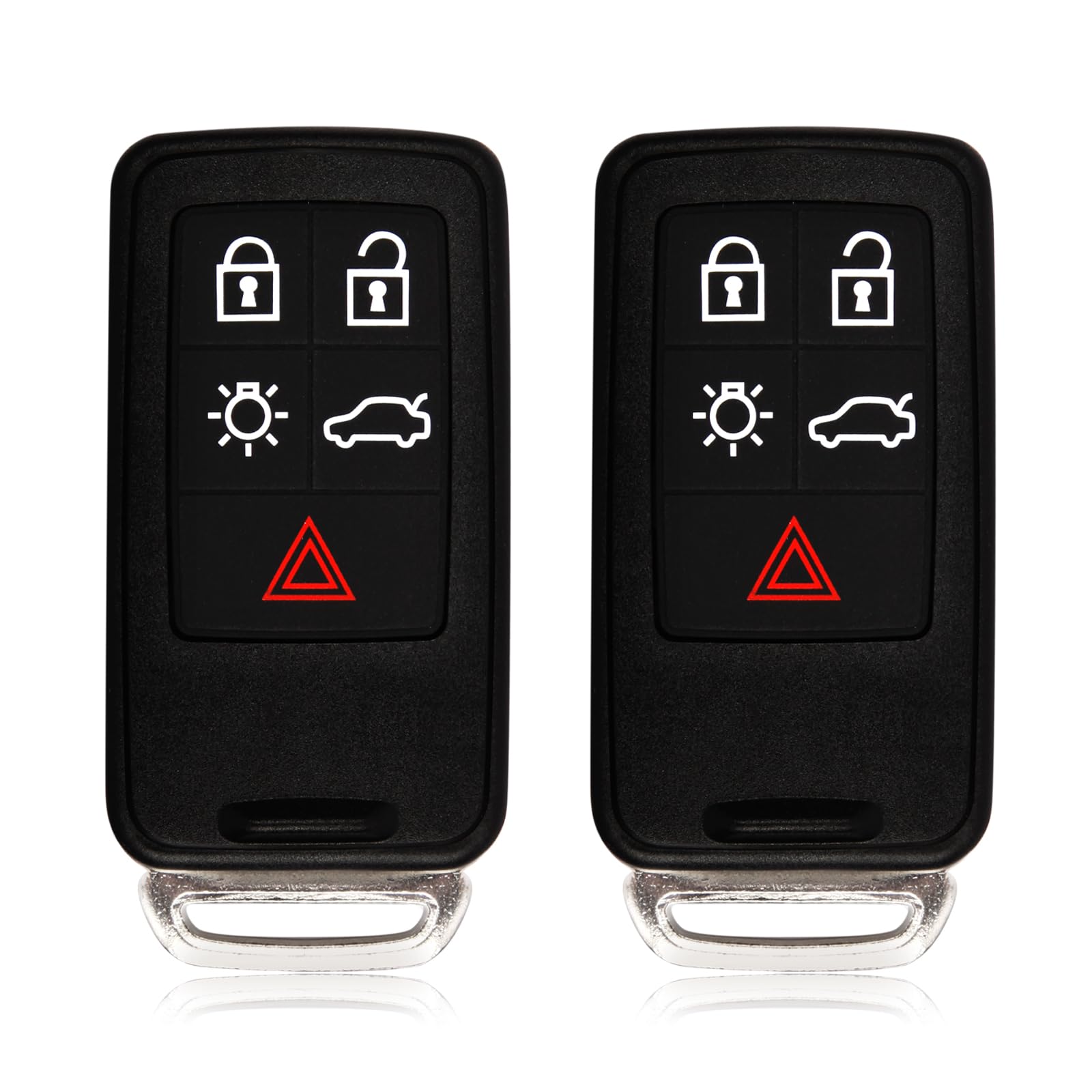 2 Keylessbest Replacement for 2014 2015 2016 2017 Volvo XC70 V70 V60 V40 XC60 S80 S60 Key Fob Remote Control KR55WK49264 5 Buttons 433MHz 1