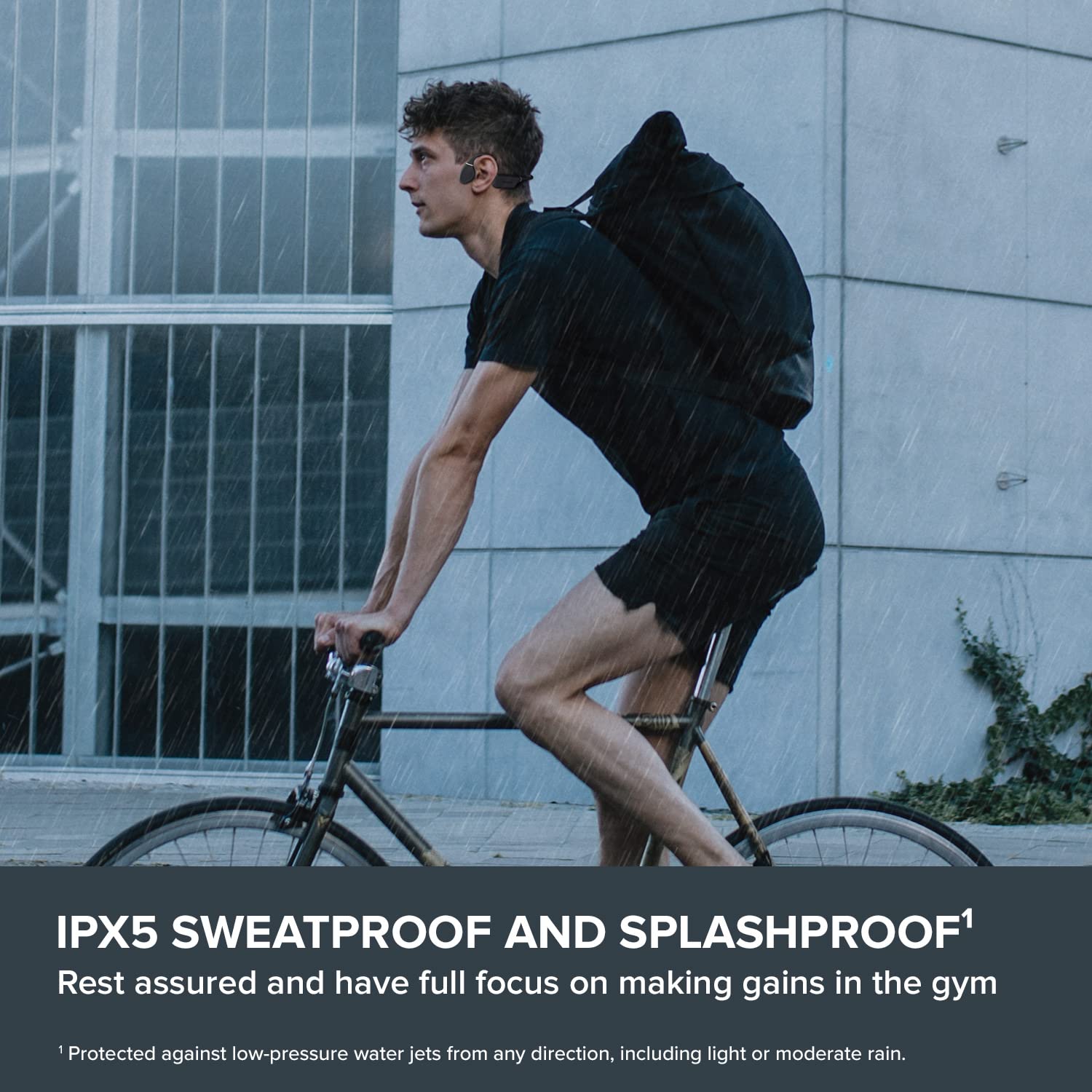 Creative Outlier Free Wireless Bone Conduction Headphones with Bluetooth 5.3, IPX5 Sweat and Water Splash Resistance, Multipoint Connectivity, Up to 10 Hours of Battery Life, Built-in Mic 4