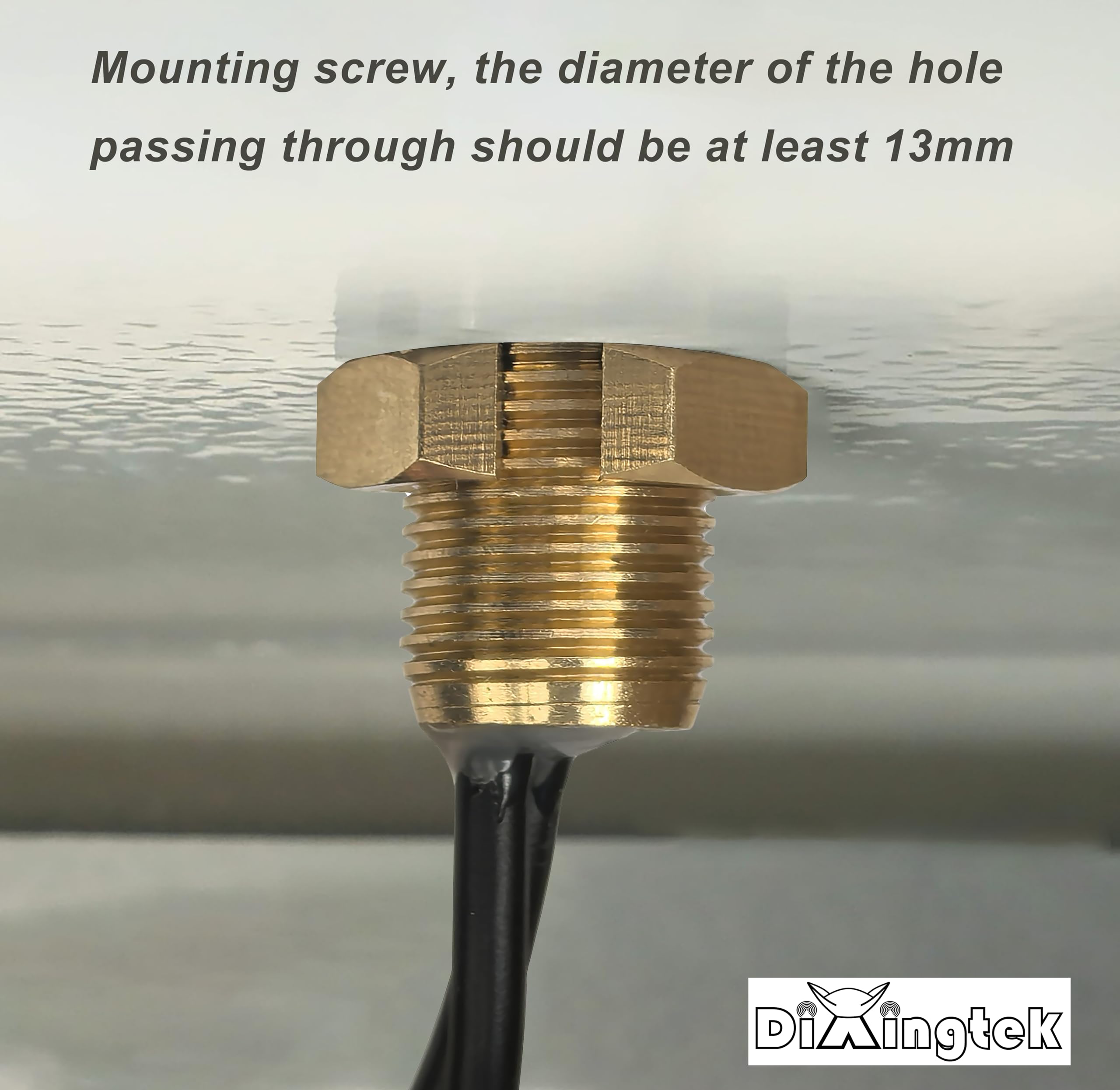 Dixingtek Waterproof Diameter 81mm 4g LTE 2x2 mimo 2 in 1 Combined SMA Male Antenna Screw mounting 2 Meters Cable, Compatible with Charging Station and Other IoT Devices Discotic Antenna 5