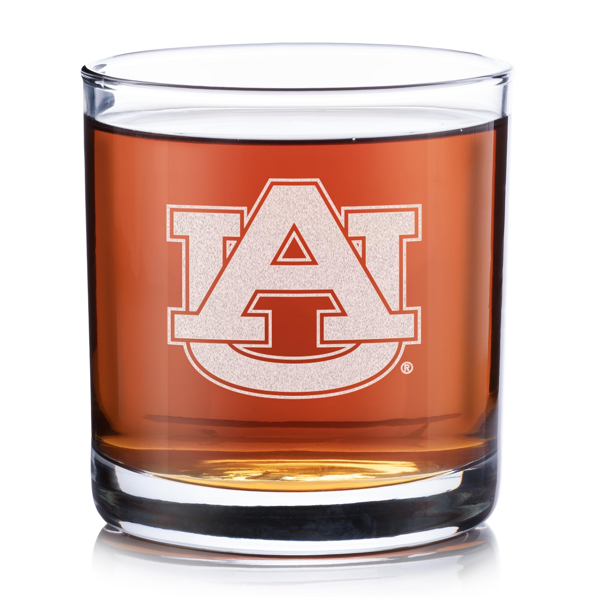 Lifetime Creations Auburn Tigers Whiskey Glass - Officially Licensed, Engraved Lowball Glass, Graduation Father's Day Birthday Gift for Men, Football Fan, Alumni, Made in USA 1