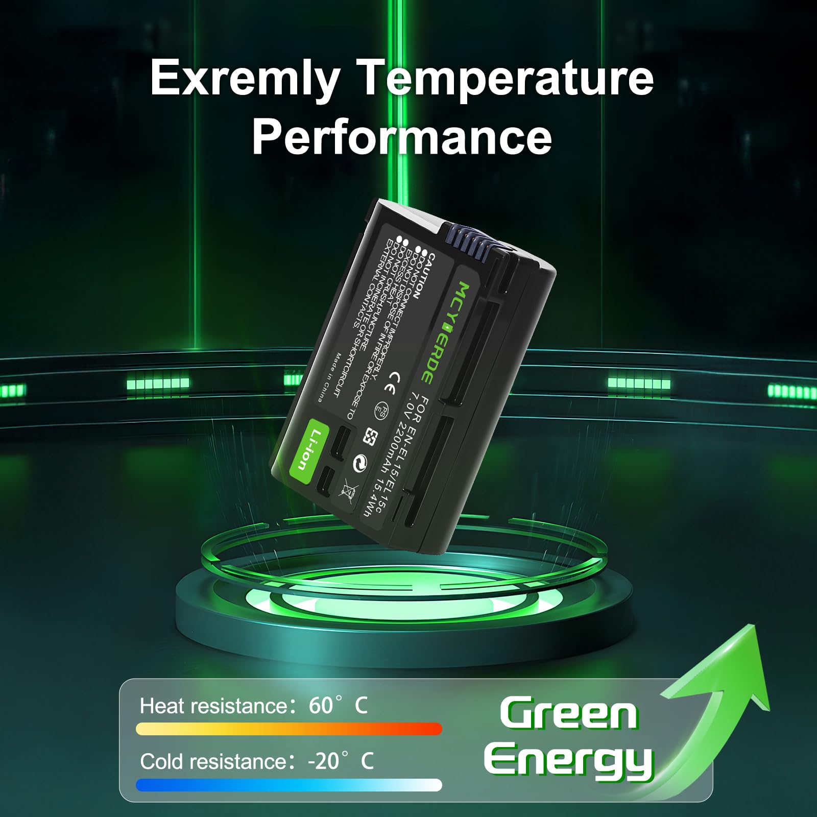 2-Pack EN-EL15 EN-EL15a Battery with Dual USB Charger Compatible with Nikon Z6 Z7 D750 D850 D7000 D7100 D7200 D7500 D500 D600 D610 D780 D800 D800e D810 D810a Cameras 6