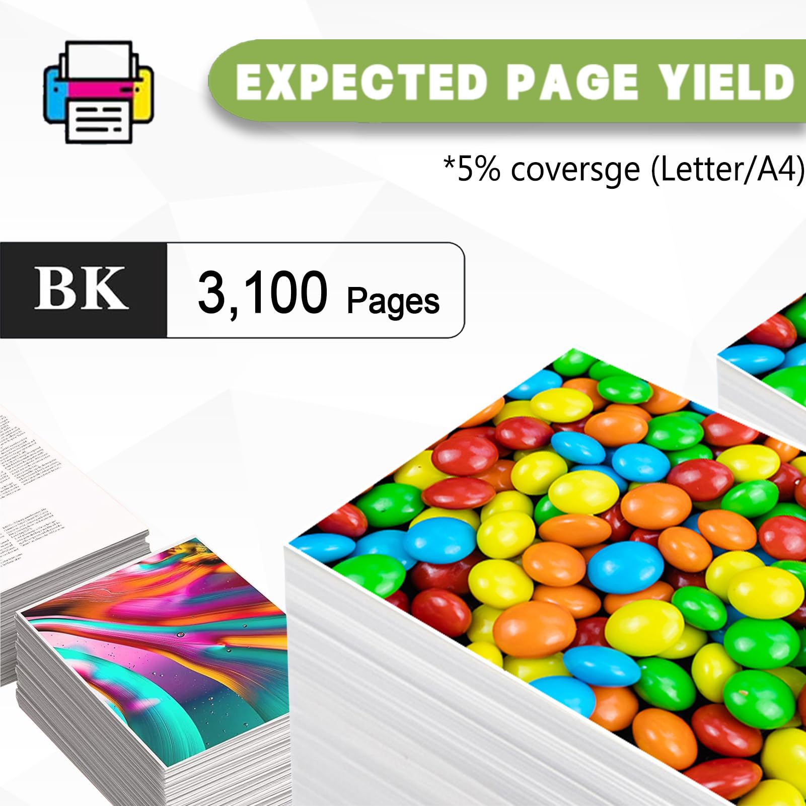 ERNZAT 26A Toner Cartridge Compatible for HP 26A CF226A 26X CF226X Toner Cartridges Work for HP Laserjet Pro M402n M402dw M402dn M402dne MFP M426fdw M426fdn M426dw Printers 4