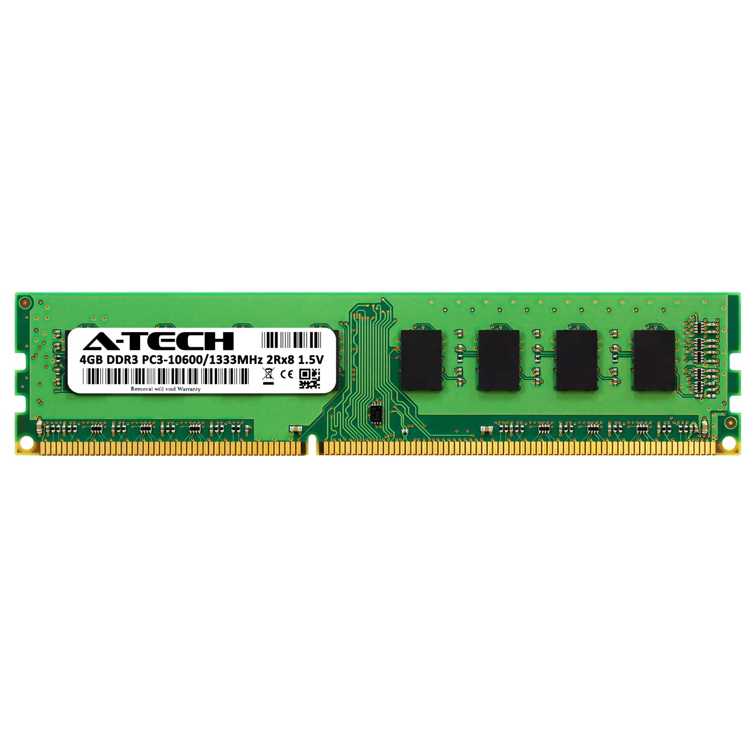 A-Tech 4GB RAM for Dell Inspiron 620, 620s | DDR3 1333MHz DIMM PC3-10600 240-Pin Non-ECC UDIMM Desktop Memory Upgrade Module 2