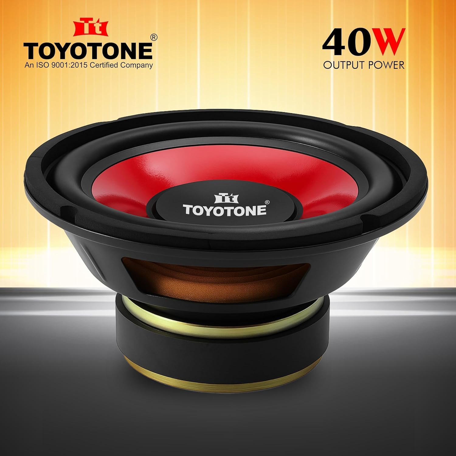 TOYOTONE 6" inch 40 Watt Inch HI-FI Woofer (Pack of 2) | Rainbow Deluxe Series | Copper Coil of 4 Ohms | Form Woofer | 90x17 Magnet | for Car and Home Audio System. 5