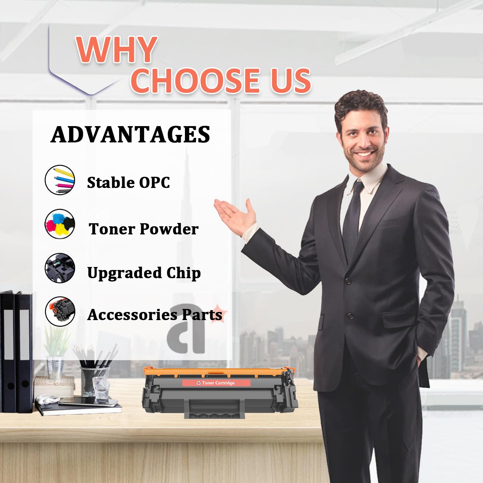 ADFZAT 134A Toner Cartridge Replacement for HP 134A W1340A Black Toner Cartridges Work for HP Laserjet MFP M209 M209d M209dw M234dw M234sdw M234sdn M234sdw Printers, 1 Pack 5