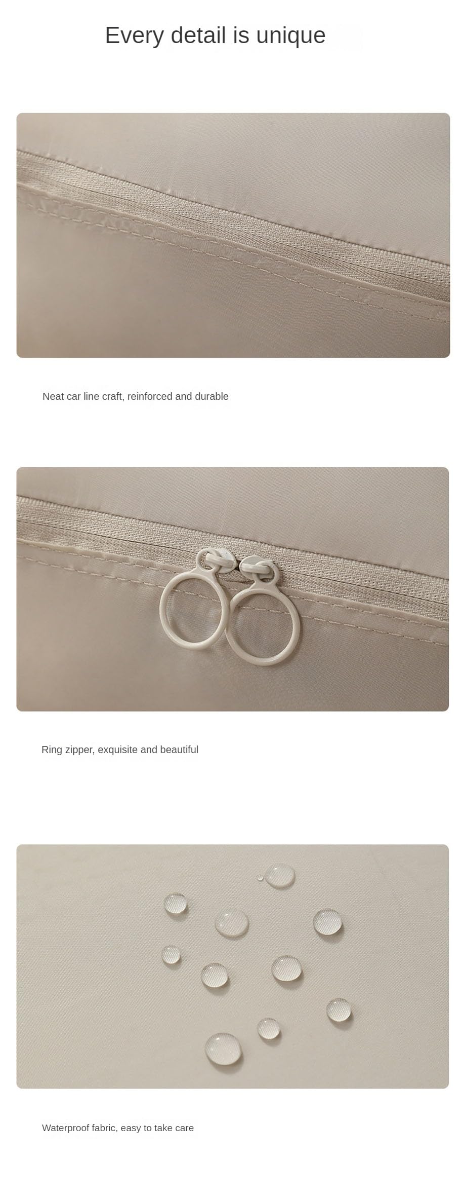 The Organizer 6-Piece Set Is Dustproof and Waterproof, With Exquisite Details Designed to Make Your Travel Experience More Convenient and Comfortable! (Gray) 6