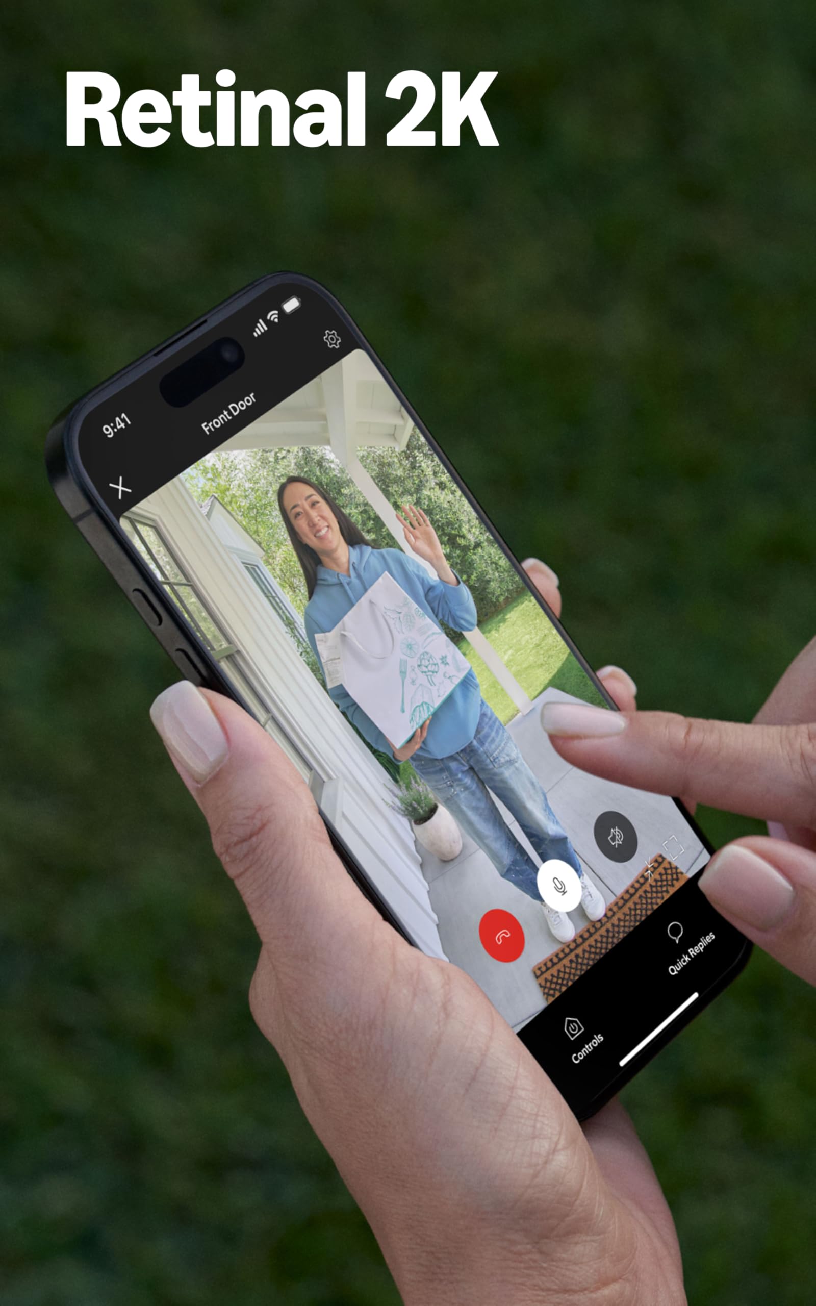 Ring Wired Doorbell Plus (Newest Model) — Retinal 2K with wide-angle video, 4x Enhanced Zoom, and Low-Light Sight 2-pack, Nickel Silver 3