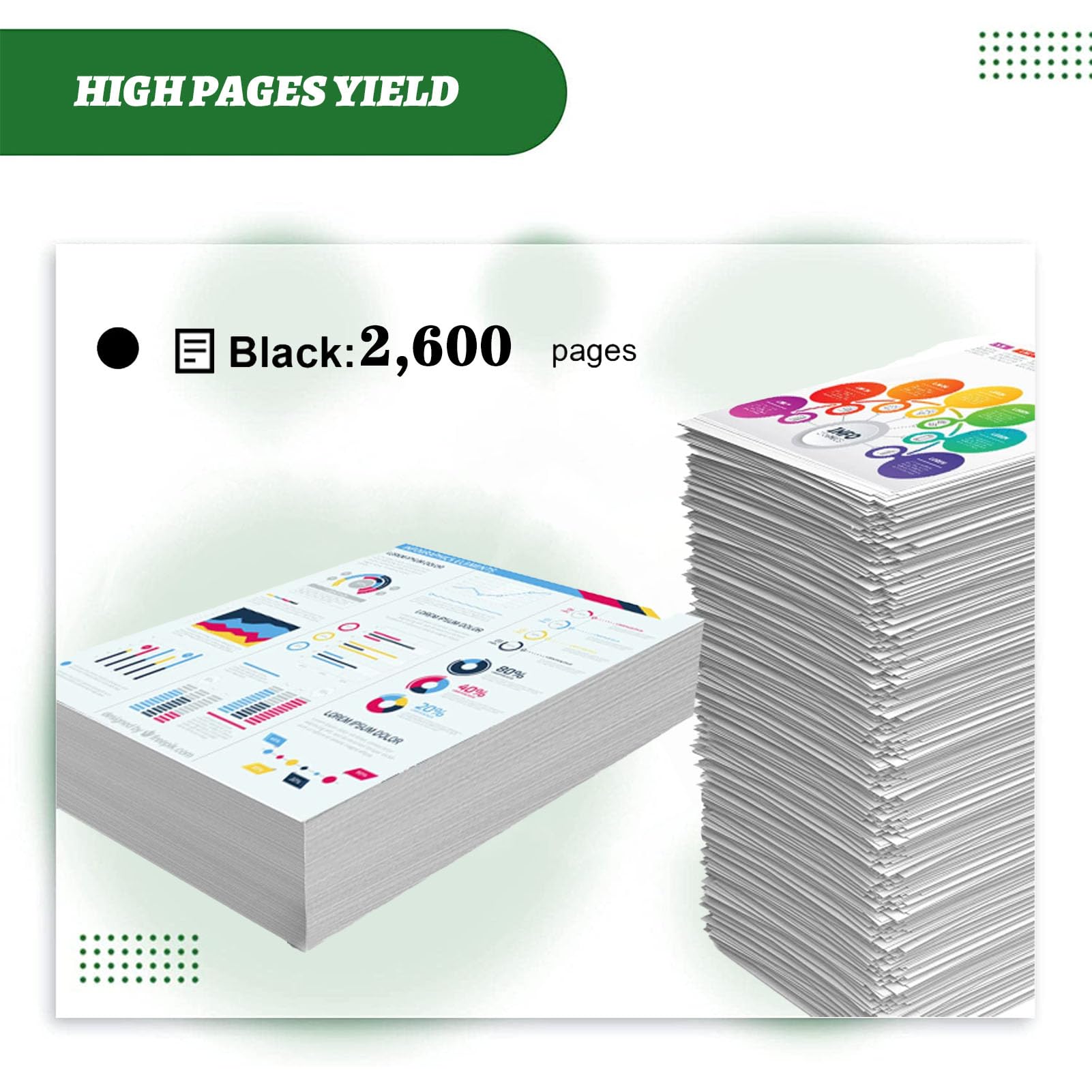 PUCIO 407258 SP-201HA High Capacity Toner Cartridge Compatible for Ricoh SP201N SP201Nw SP203S SP204SF SP204SFN SP204SFNw SP204SN SP211 SP211SF SP211SU Printers 1 Pack 4