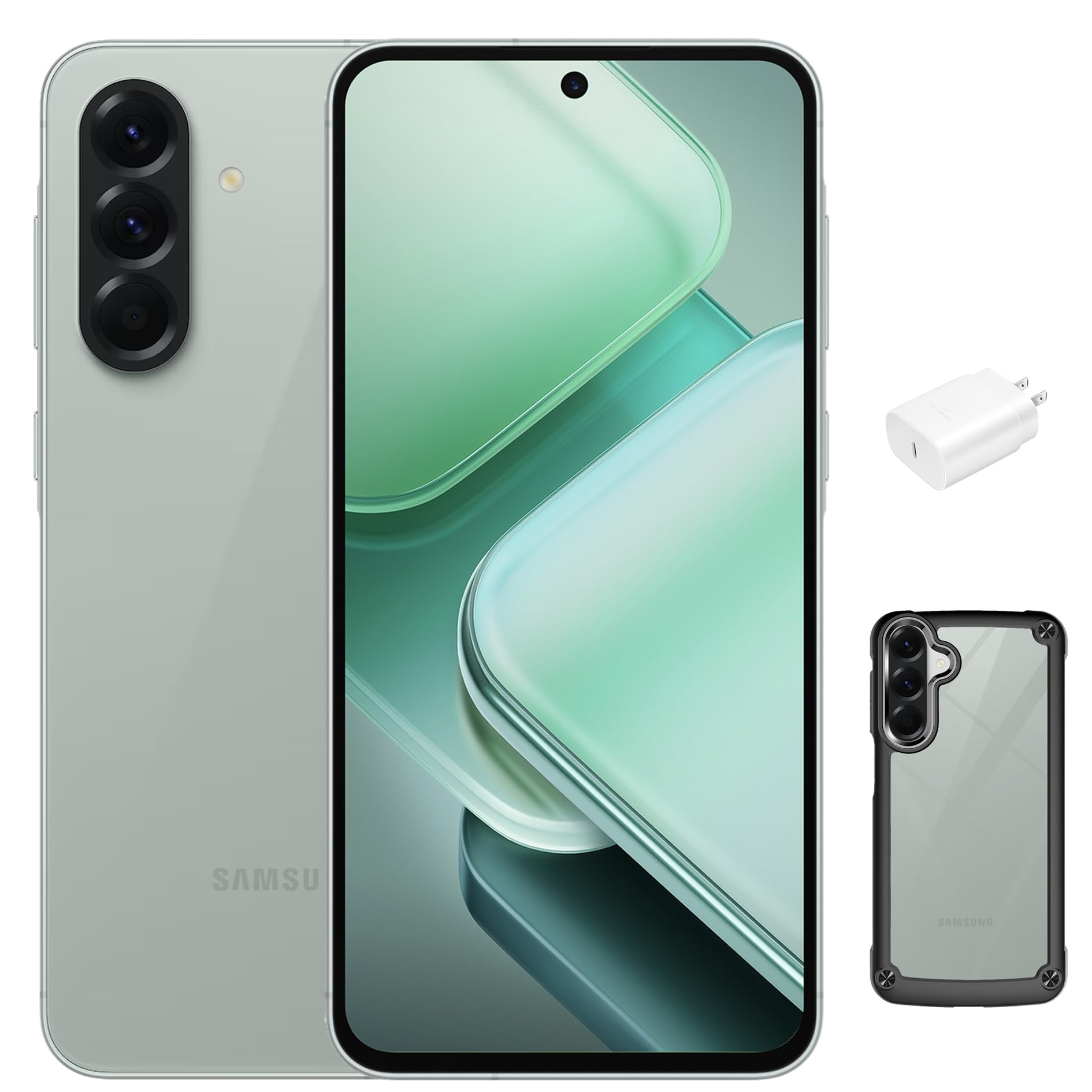 Samsung Galaxy A56 5G – 256GB Olive – International Unlocked – 6.7" 120Hz AMOLED, 50MP Triple Camera, 5000mAh Battery – Works with T-Mobile & AT&T (Verizon Limited) | Includes Fast Charger & Case 1