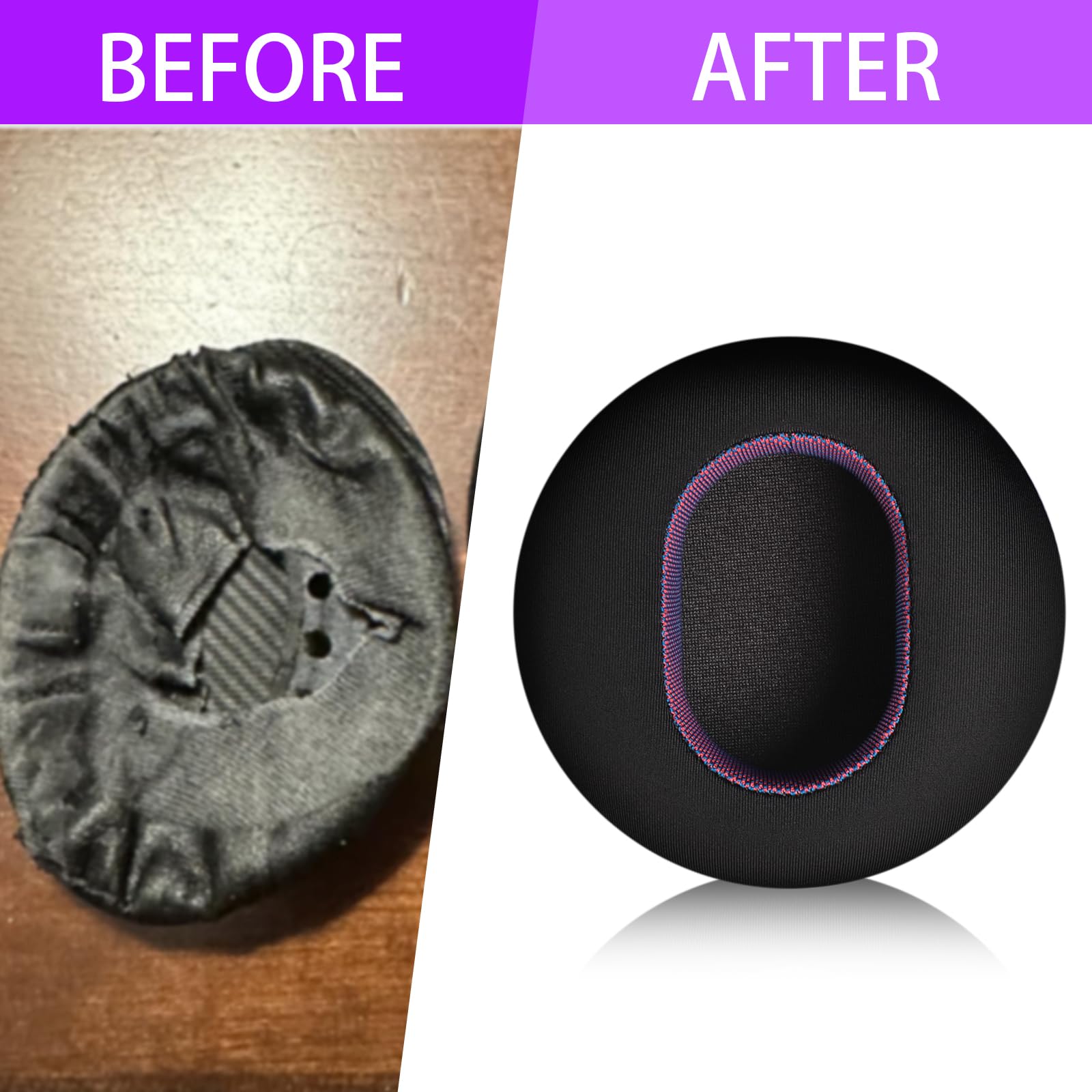 Jomwag Magic Ice Gel Replacement Earpads for Microsoft Surface 1/2, Comfortable and Durable Ear Pads 4