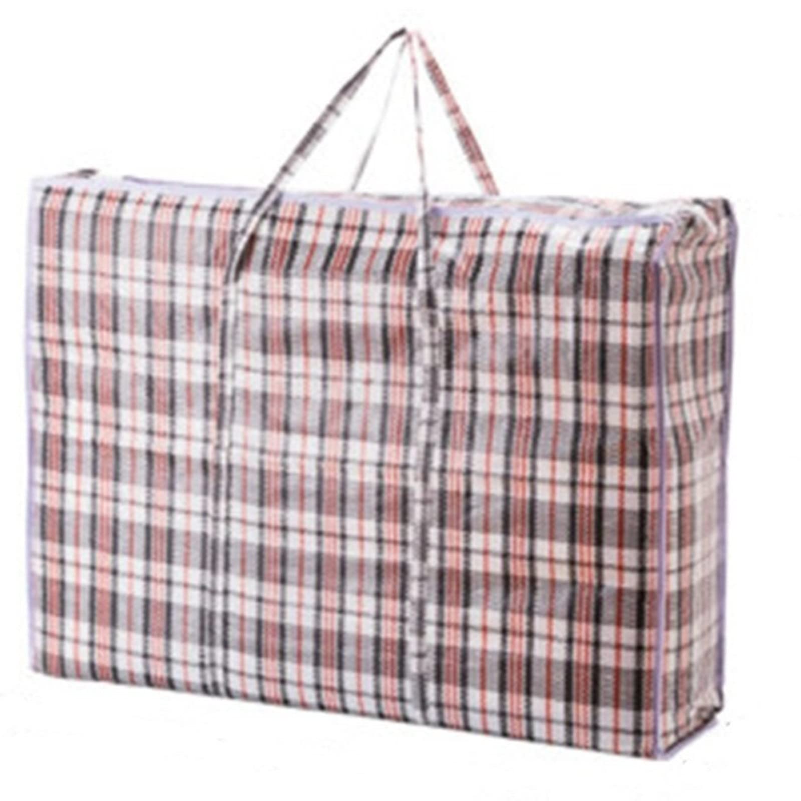 Packing Organizers 3pcs Thickened Quilt Storage Bag Woven Bag Moving Bag Luggage Storage Bag for Travel 1