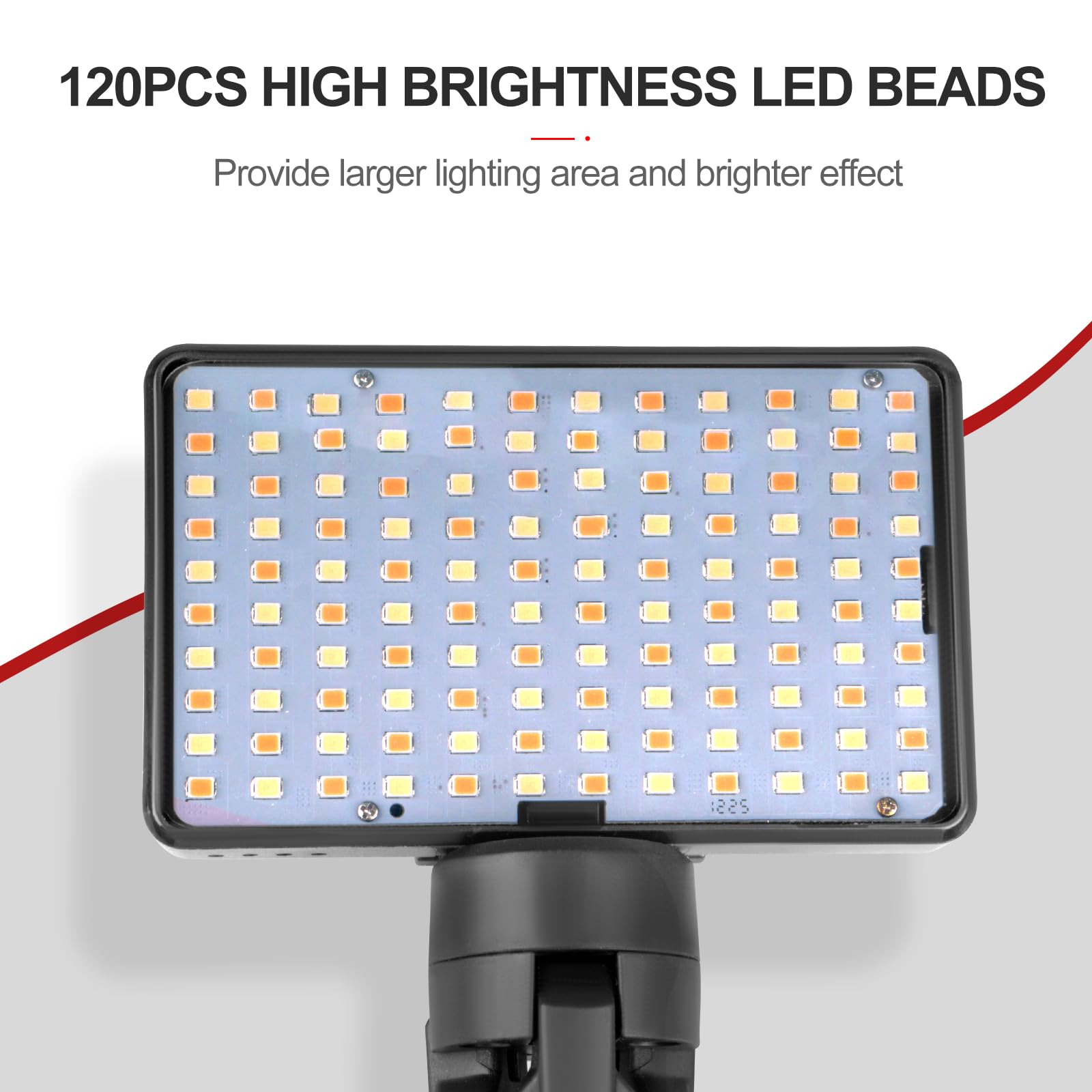 Tattoo Light Kit with 120LED and CPL Filter Lens, Polarized Light for Tattoo, Tattoo Equipment & Supplies, Compatible with iPhone, Tattoo Lighting Lamp Food Photography Remove Glare 5