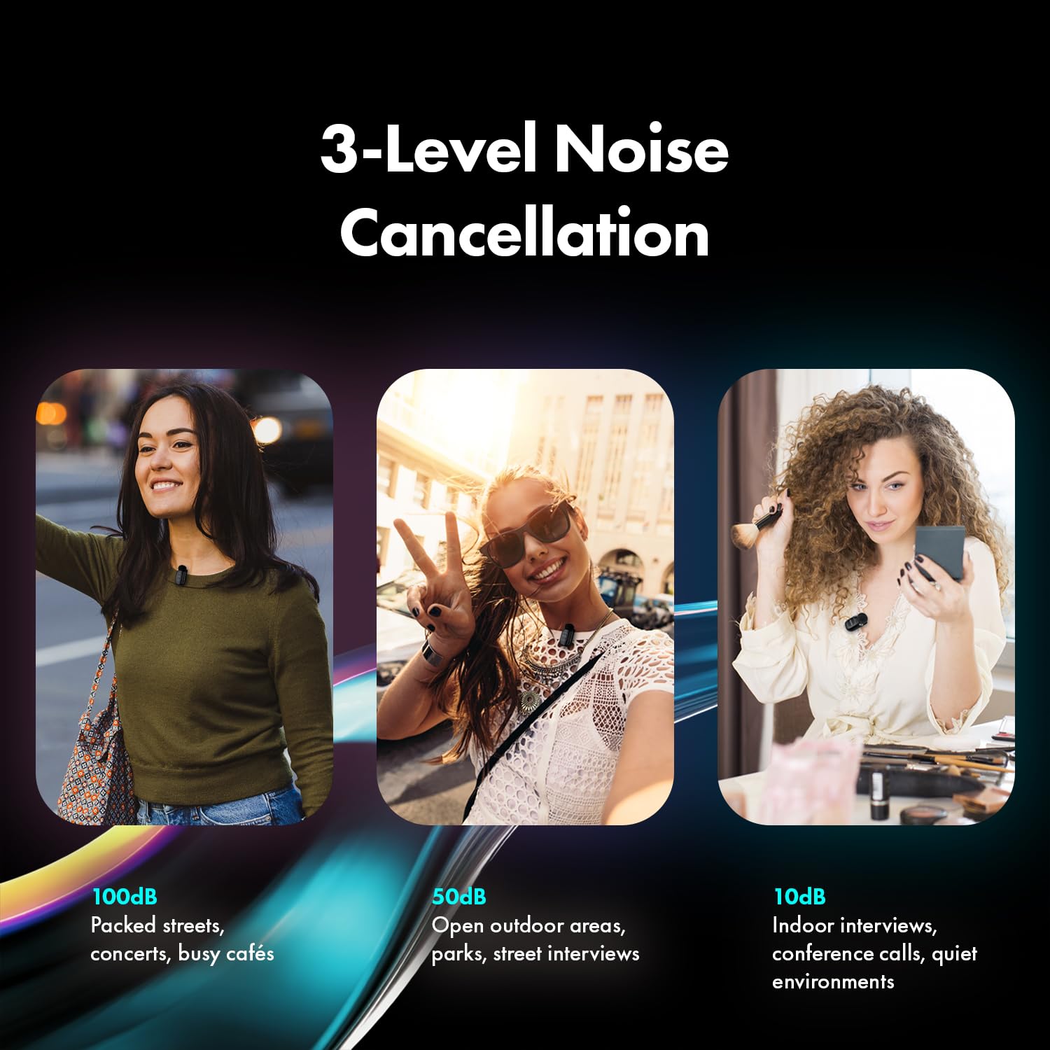 Movo NanoMic Wireless Lavalier Microphone for Camera – Clip-On TRS Wireless Mic System for DSLR, Camcorders, and Mirrorless Cameras – Dual Microphones with Charging Case for Video, Interviews 6