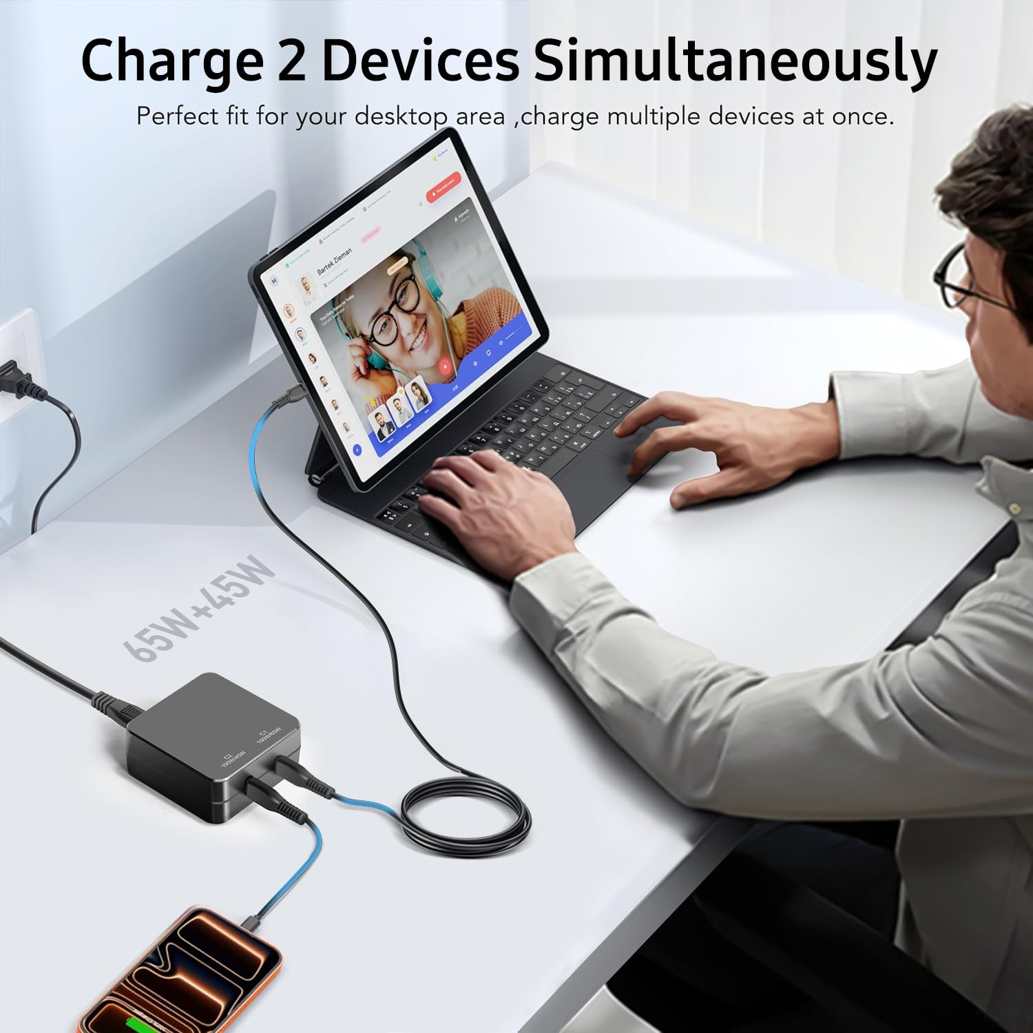 PD 110W 100W 65W 45W PD3.1 GaN High Speed Type C Charger for Meta Oculus Quest 3S 3 2 Pico 4 Accessories and Gaming PC Steam VR, SMALLRIG V Mount Battery,Drone,Docking Stations,Gamepads Power Supply 3