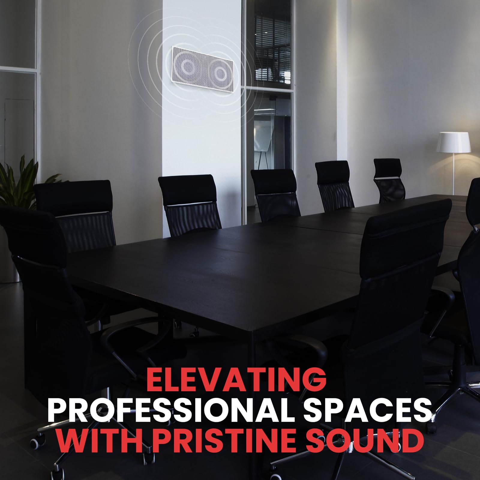 PYLE PDIWCS56 In-Wall/In-Ceiling Dual 5.25" Center Channel Sound System, Flush Mount, White, Single Unit 5