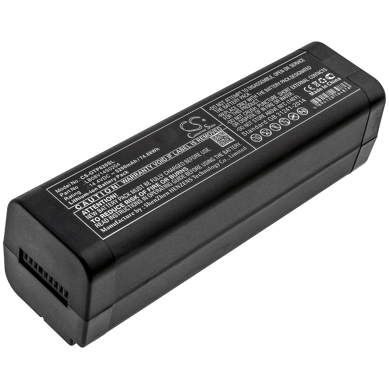 ETTBC Compatible with Battery for OPWILL LB08V14S0204, OTP6200, OTP-6200 (5200mAh) 3